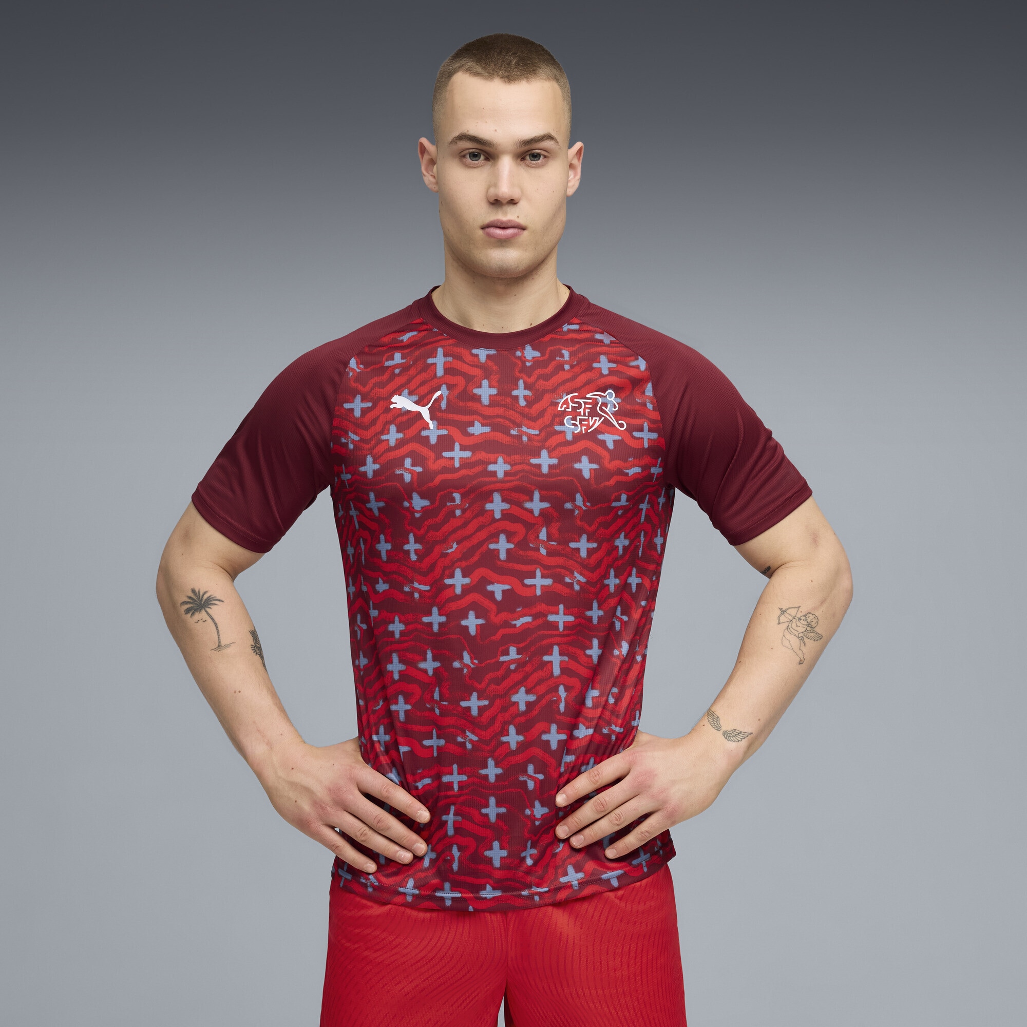 PUMA Trainingsshirt »Schweiz Aufwärmtrikot Herren«