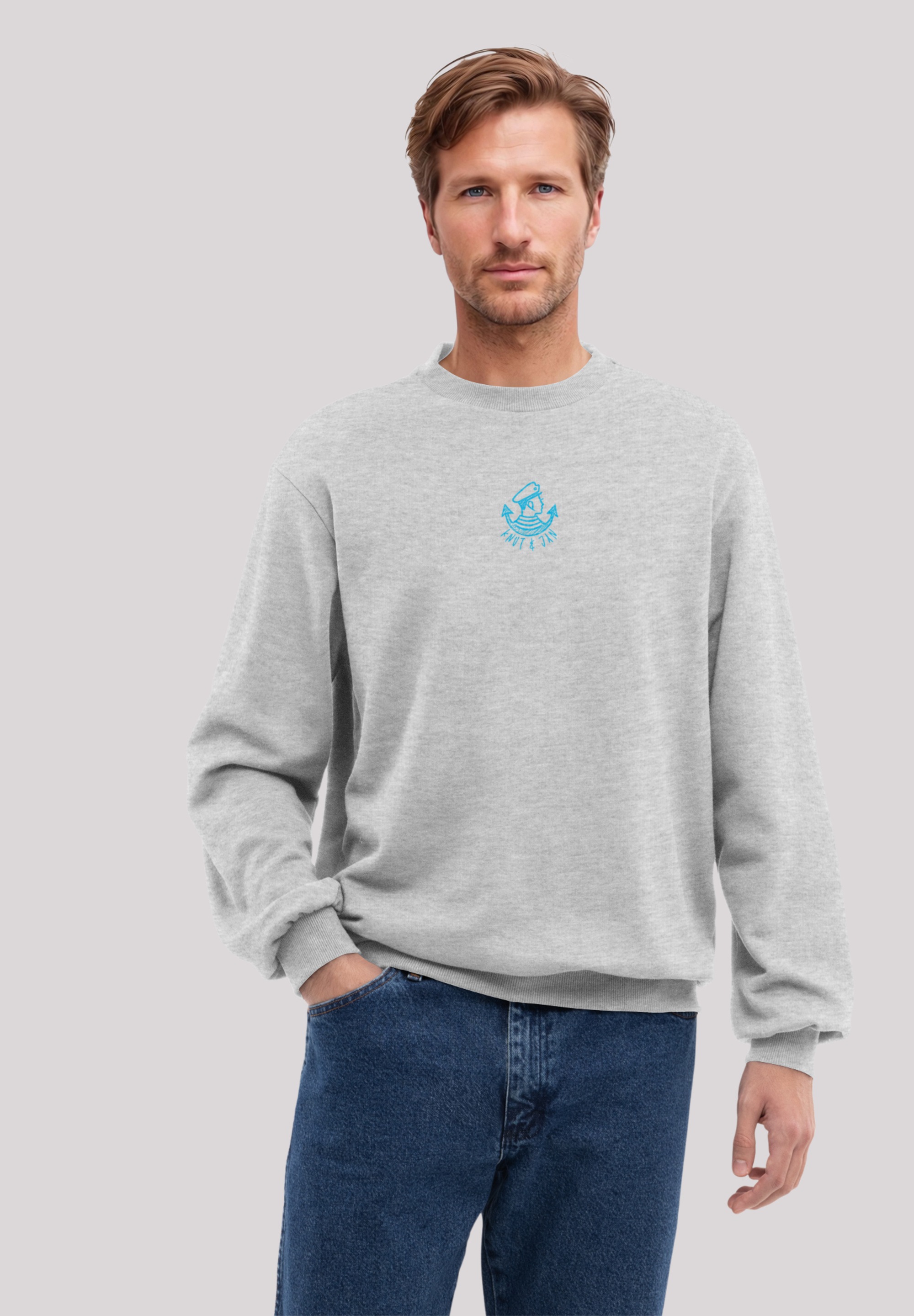 F4NT4STIC Sweatshirt »Knut und Jan Scribble Logo«, Osteee Kollektion, Urlaub, Ahoi Moin
