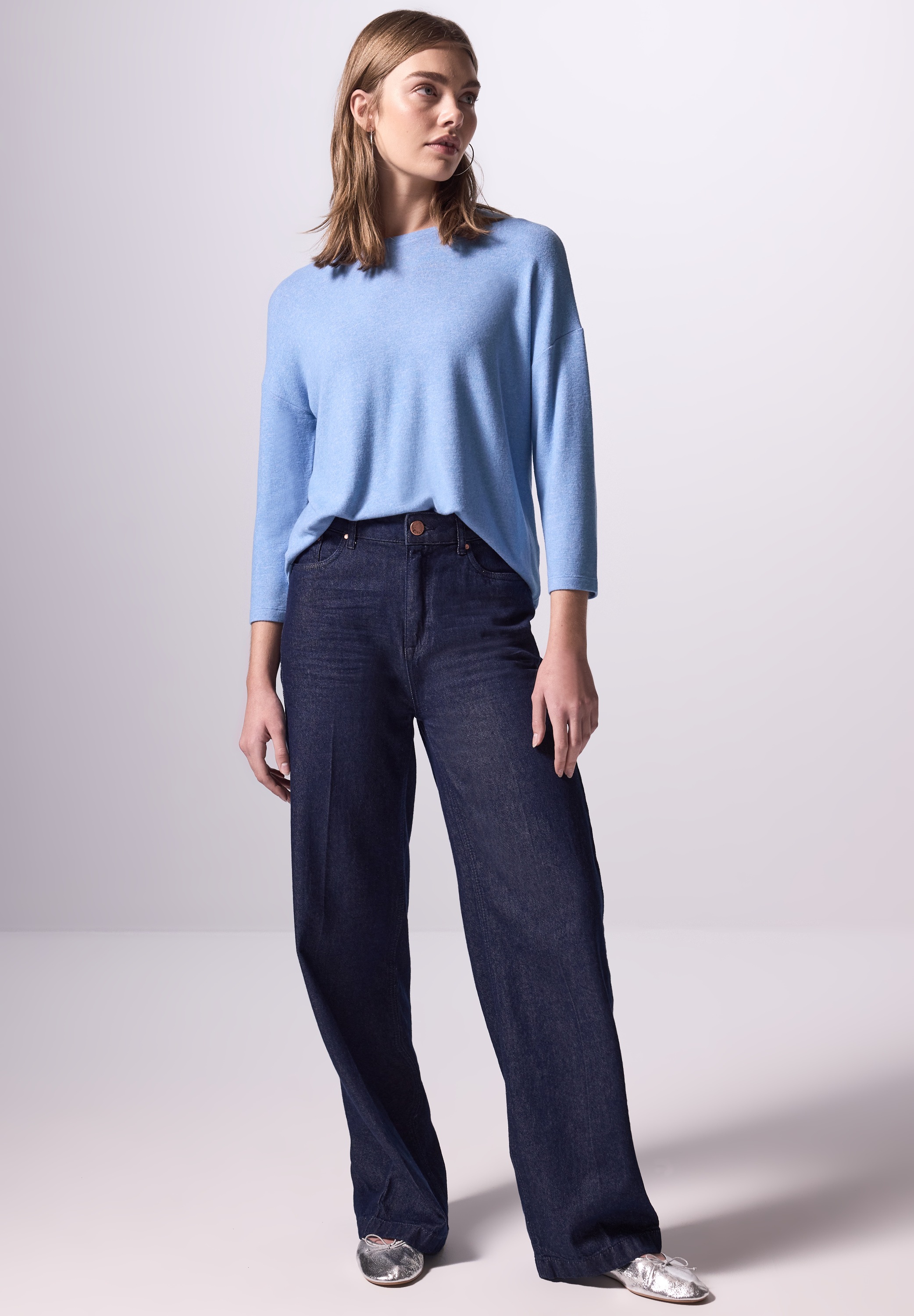 STREET ONE 3/4-Arm-Shirt, mit 3/4 Ärmeln