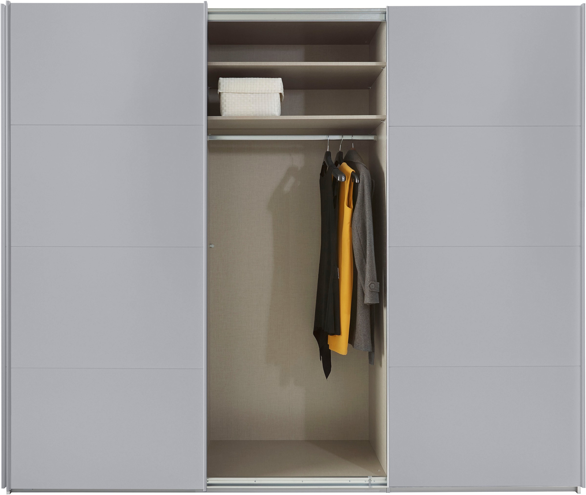 rauch Schwebetürenschrank »Kleiderschrank Schrank Garderobe TOPSELLER OTELI inkl. Inneneinteilung«, mit 3 Innenschubladen sowie zusätzlichen Einlegeböden MADE IN GERMANY