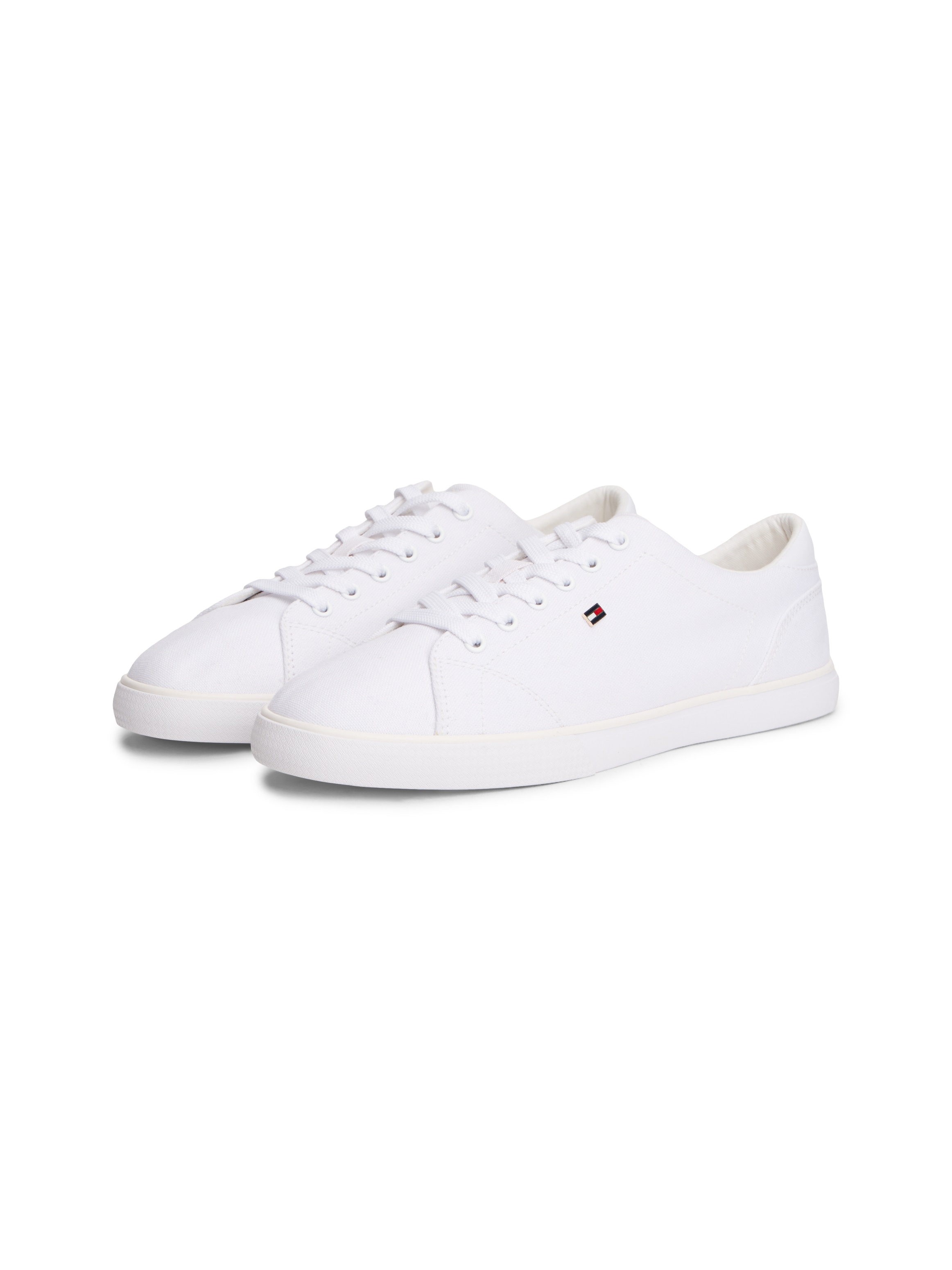 Tommy Hilfiger Plateausneaker "TH LOW PROFILE VULC CANVAS" Halbschuh, Schnü günstig online kaufen