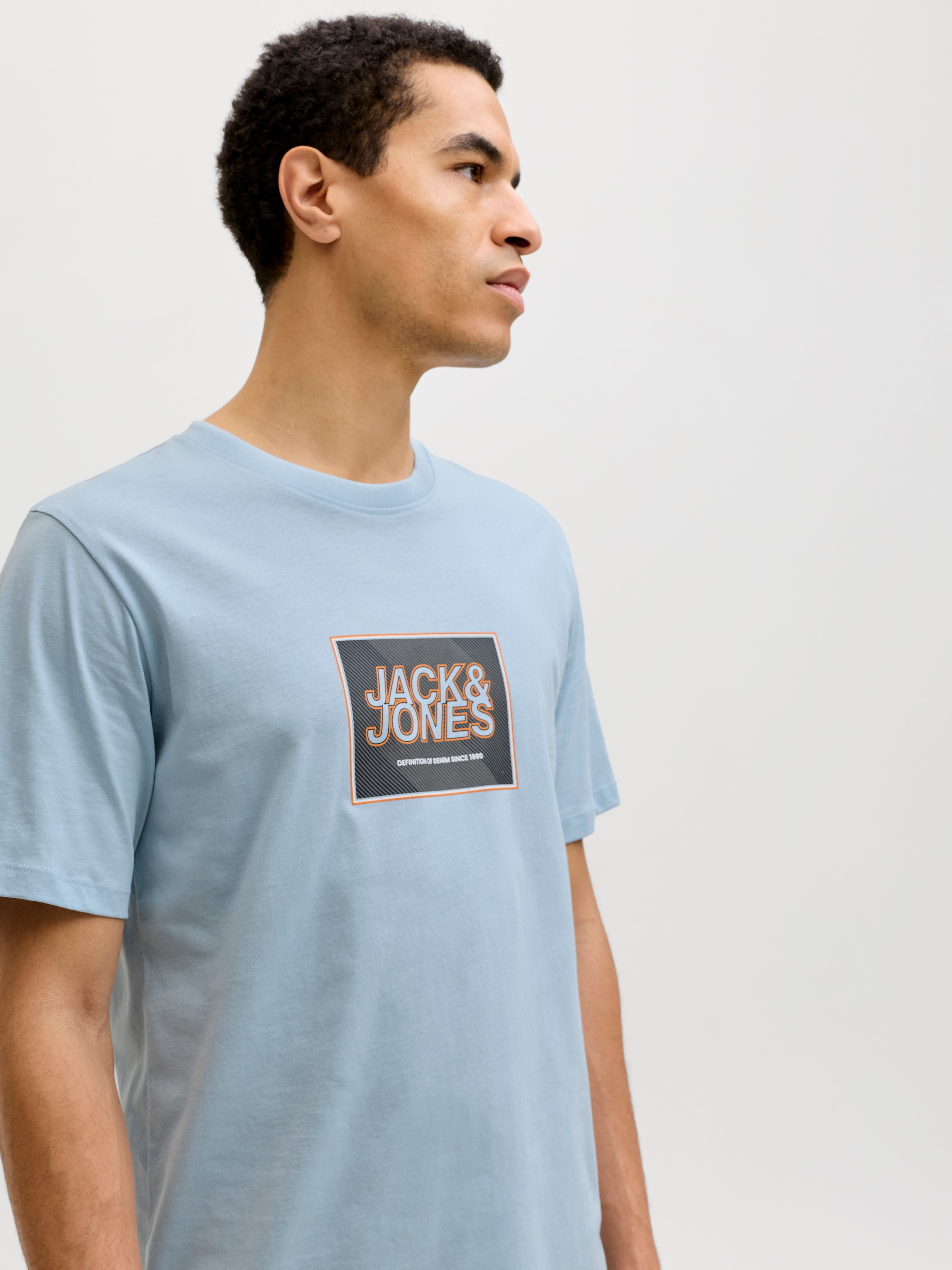 Jack & Jones Rundhalsshirt "JJRAIN TEE SS CREW NECK" günstig online kaufen
