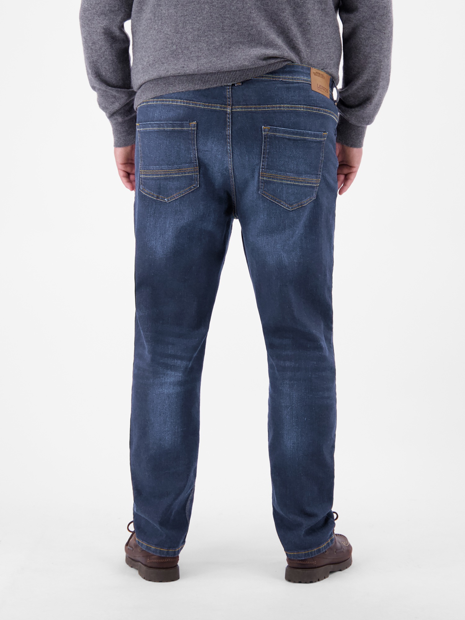 LERROS 5-Pocket-Jeans "BAXTER Herrenjeans in Grossen Grössen, Straight Leg" günstig online kaufen