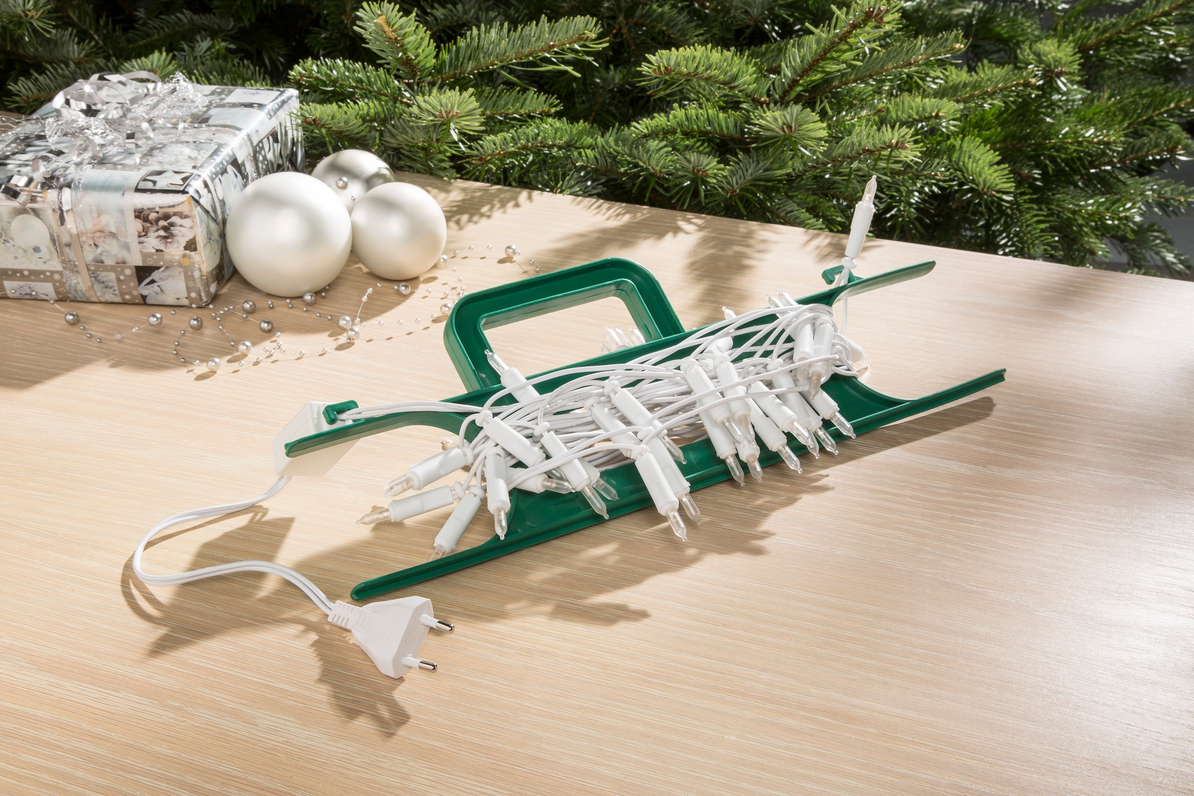 Ruco Küchenorganizer-Set, (Set, 3 tlg.), Aufroller für Lichterketten, Kunststoff