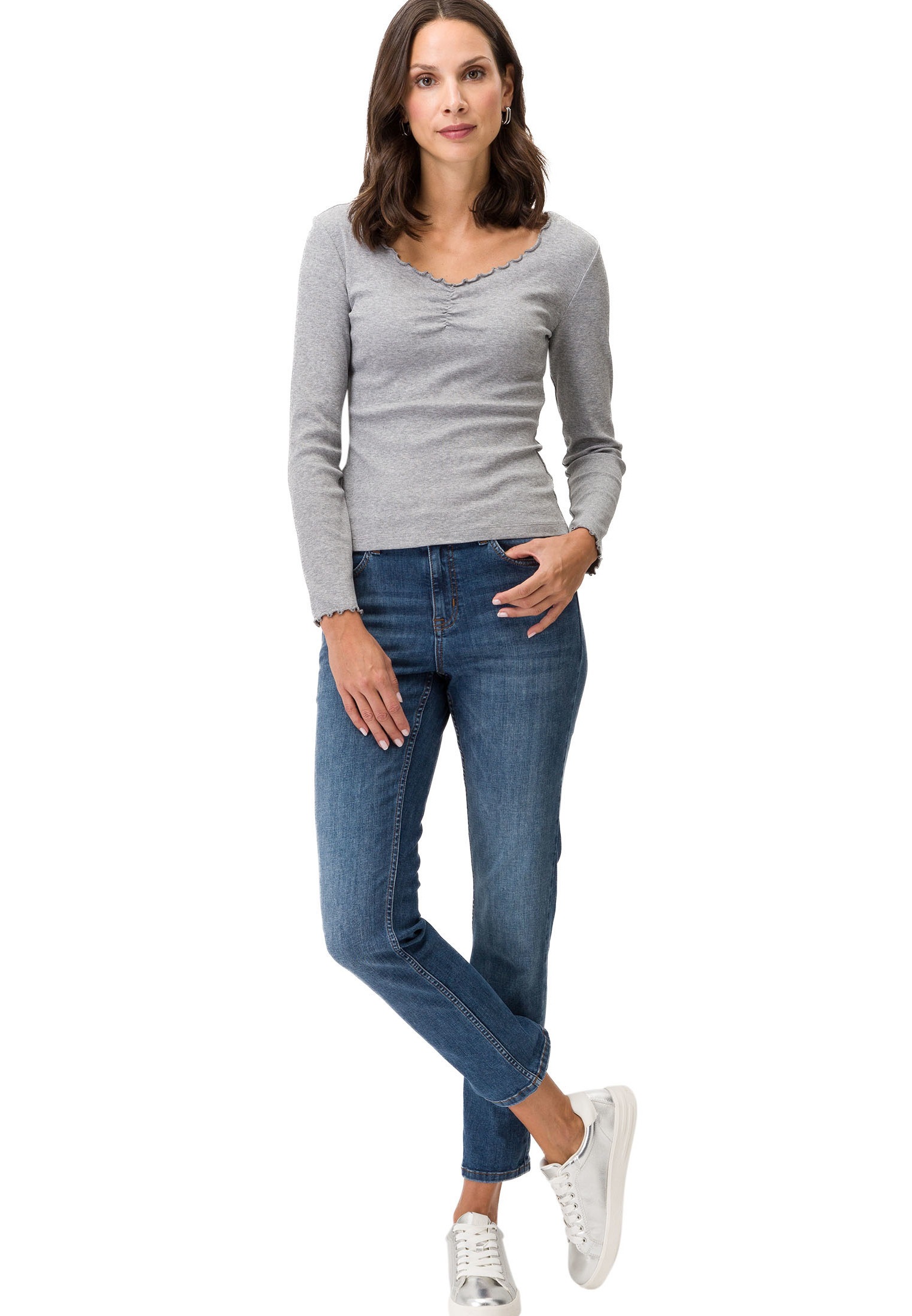 Zero Slim-fit-Jeans »zero Jeans Style SEATTLE Slim Leg 30 Inch«