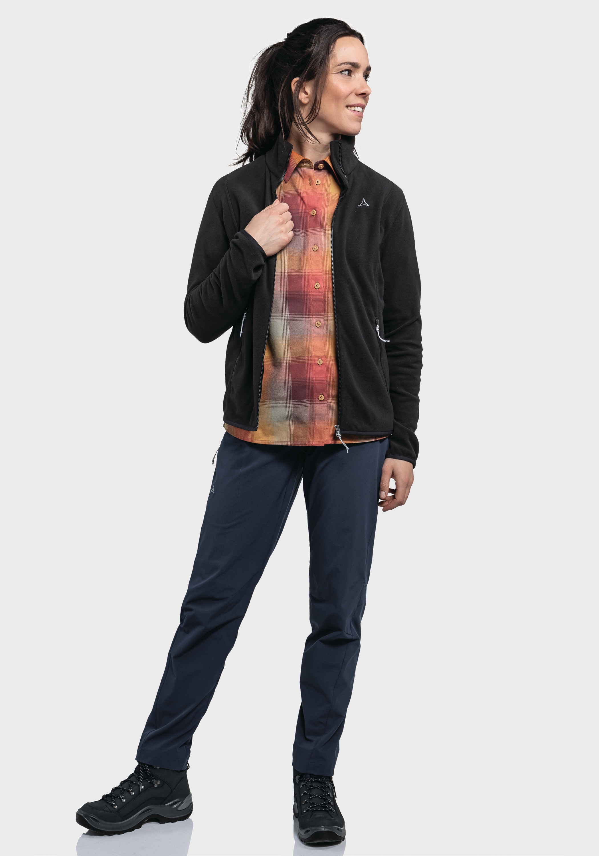 Schöffel Fleecejacke "Fleece Jk Style Ash WMS" ohne Kapuze günstig online kaufen