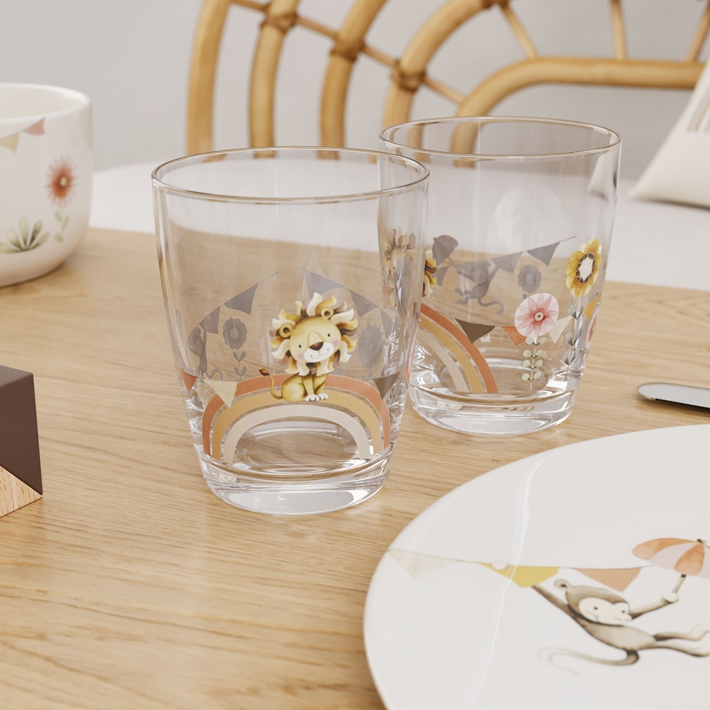 Villeroy & Boch Kinderbecher »Kindergläser Roar like a Lion 150 ml 2er Set transparent«