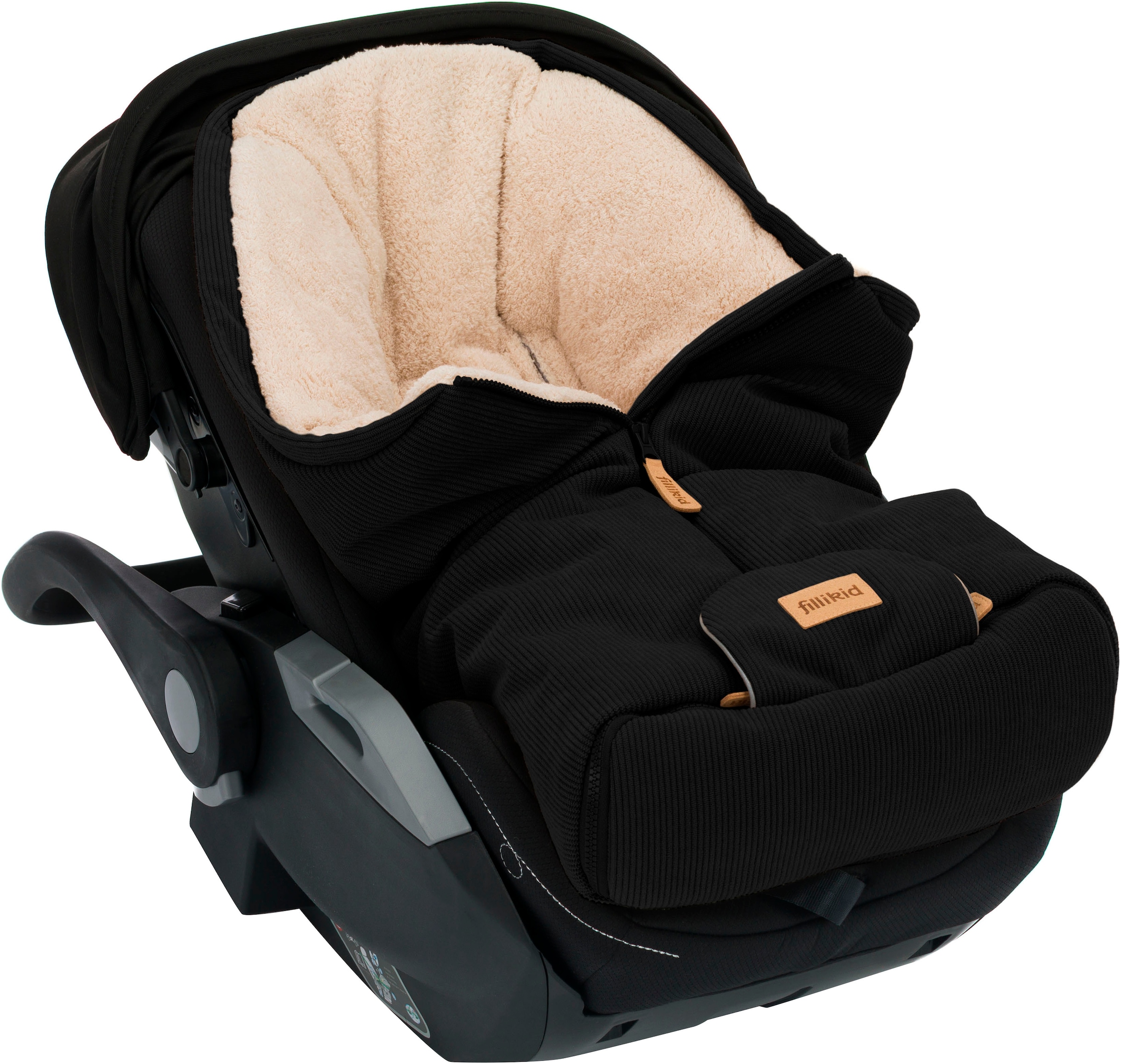 Fillikid Fußsack »Nevis Cord, Winterfußsack Gr. 0«, für Autositze Gr. 0 und Kinderwagen