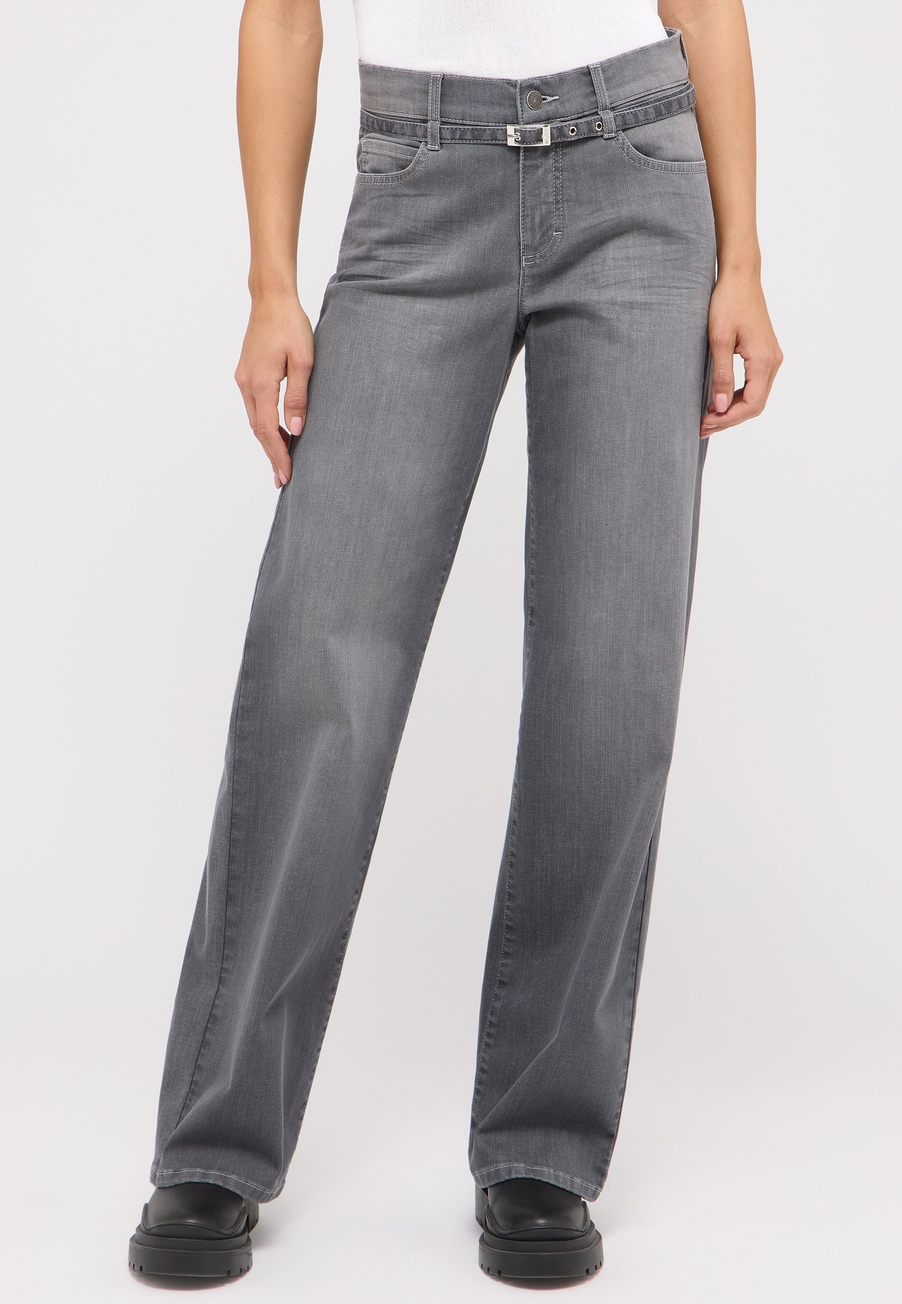 ANGELS Relax-fit-Jeans "LIZ BELT", mit Gürtel günstig online kaufen