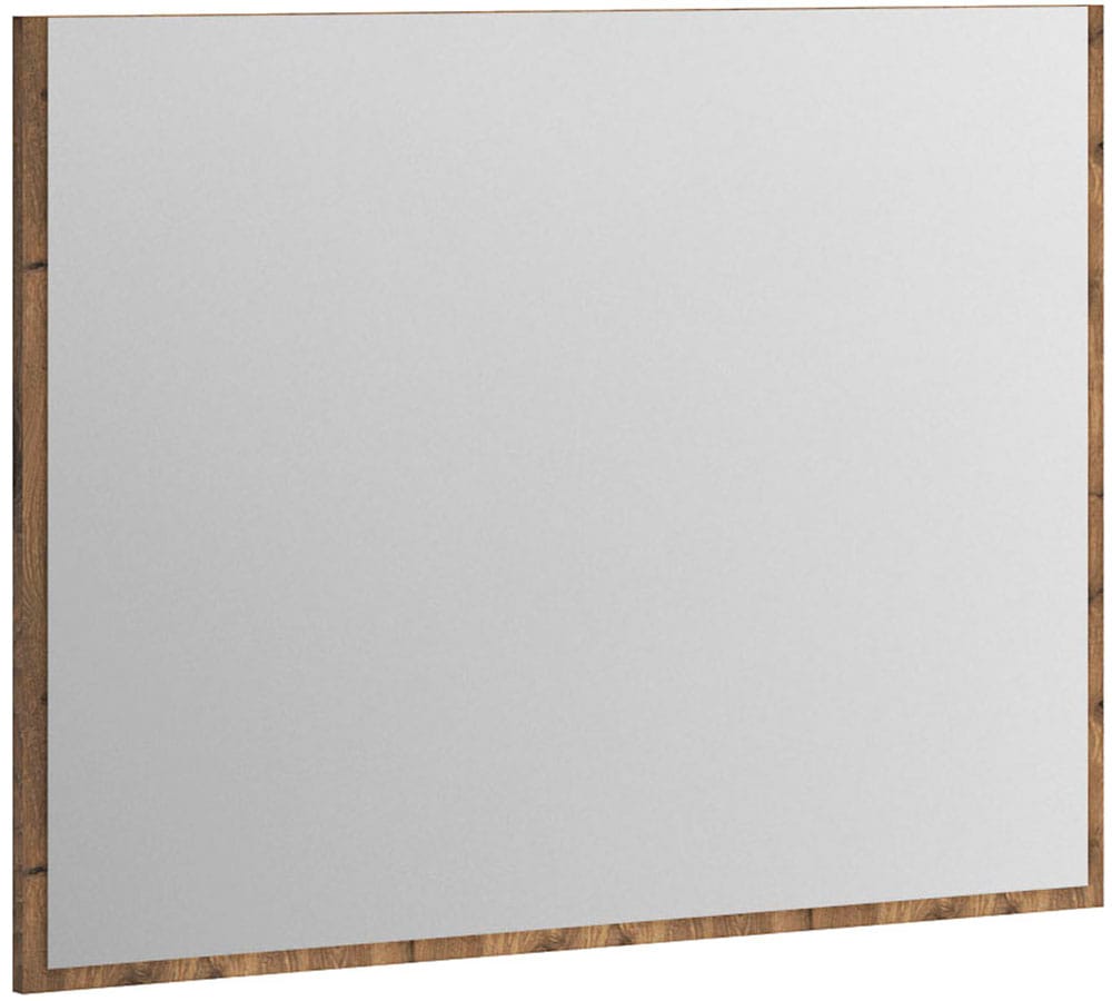 Home affaire Garderobenspiegel "MUSTA, 95x70x2 cm mit farblich abgesetzer R günstig online kaufen