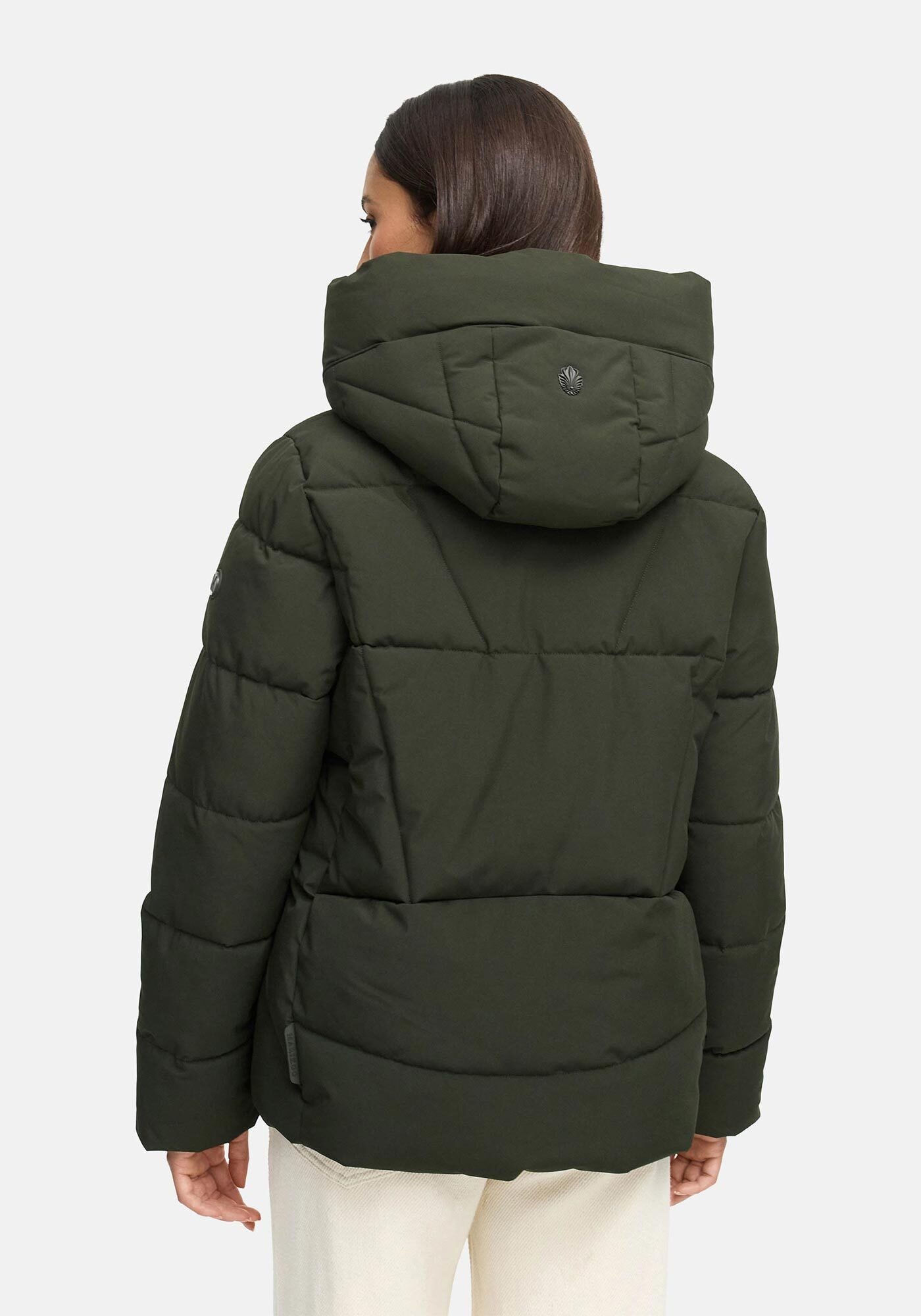 Marikoo Winterjacke »Kuschelnasee«, mit extra hohem Kragen und warmem Fleecefutter
