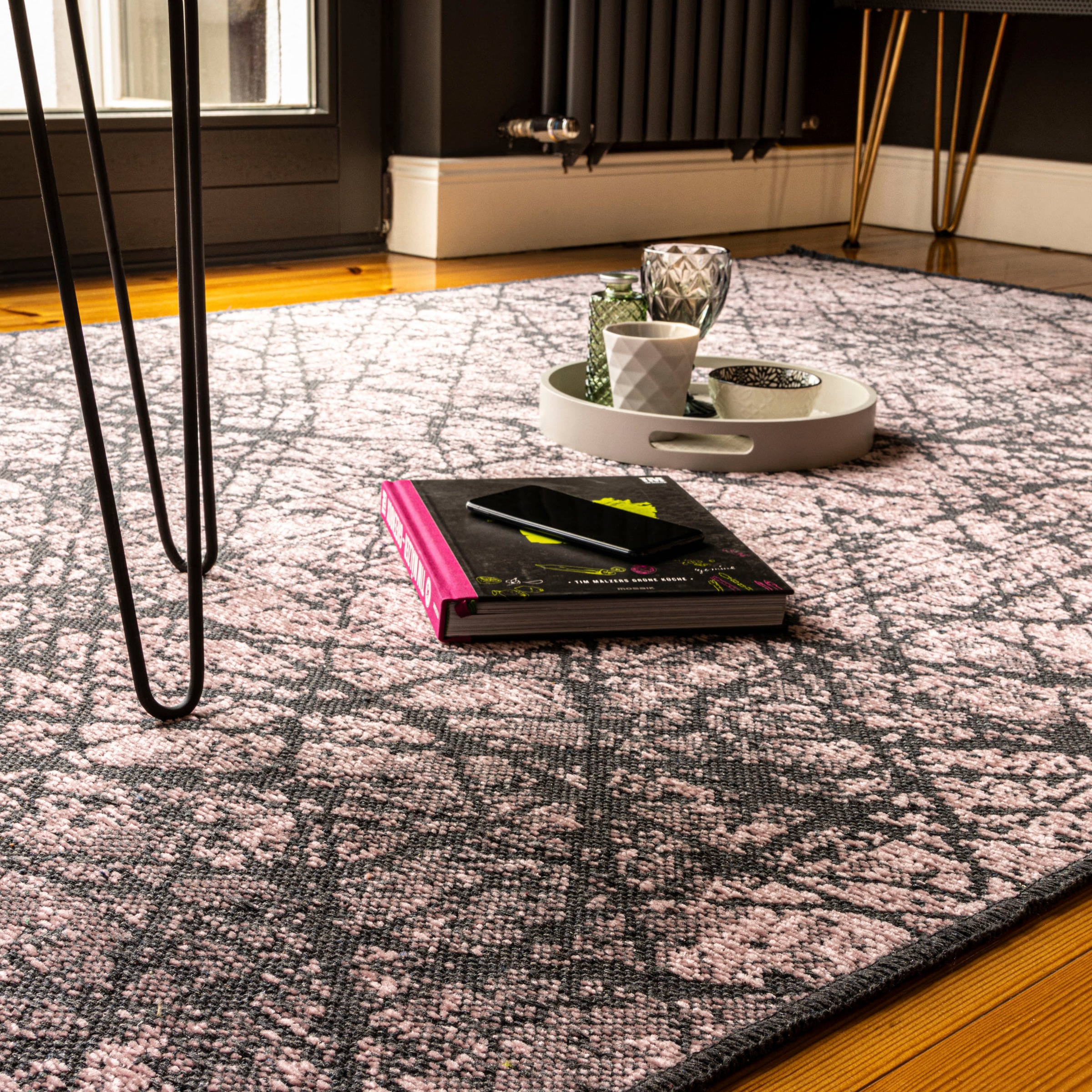 Obsession Teppich »My Amalfi 391«, rechteckig, 6 mm Höhe, Kurzflor, modernes Design, ideal im Wohnzimmer & Schlafzimmer