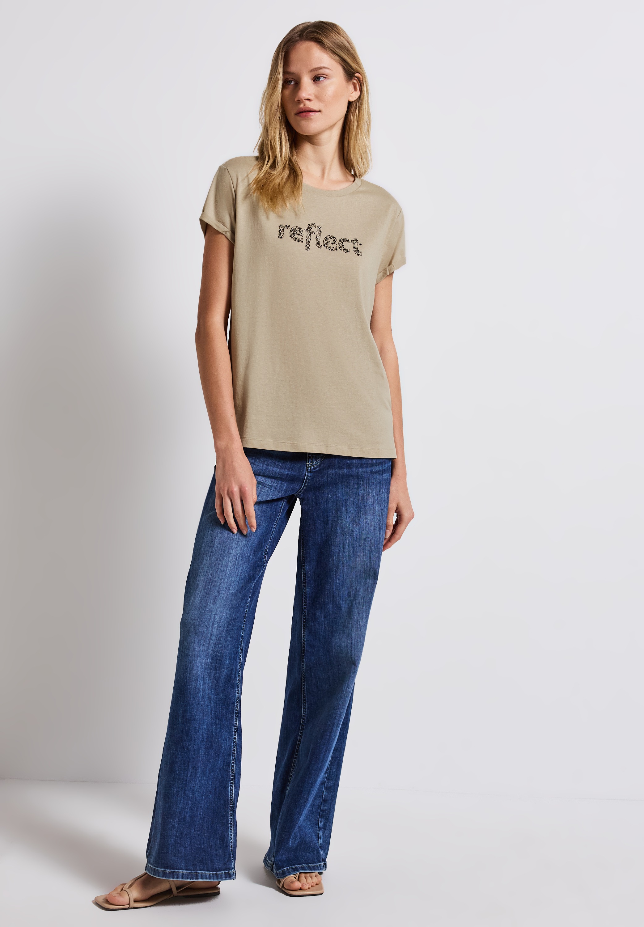 STREET ONE T-Shirt, im soften Baumwoll-Mix