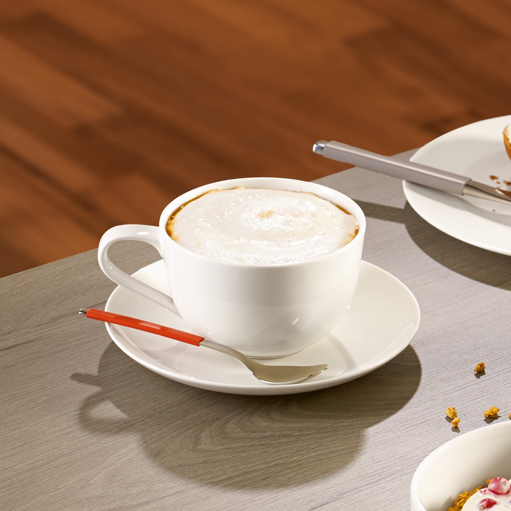 Villeroy & Boch Tasse »Frühstückstassen mit Untertassen For Me 300 ml 6er Set weiß«