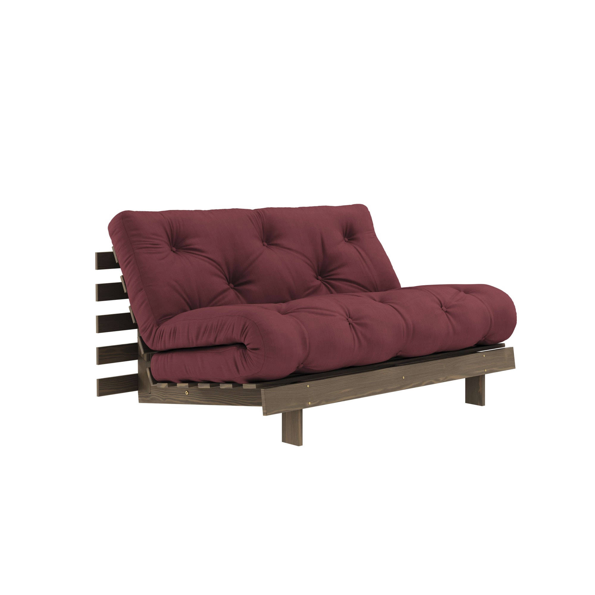 Karup Design Daybett "Roots Sofa Bed, Schlafsofa, Bettfunktion, FSC-Massivholz" Inkl. Futonmatratze, Made in Europe, langlebig, B: 140 oder 160 cm