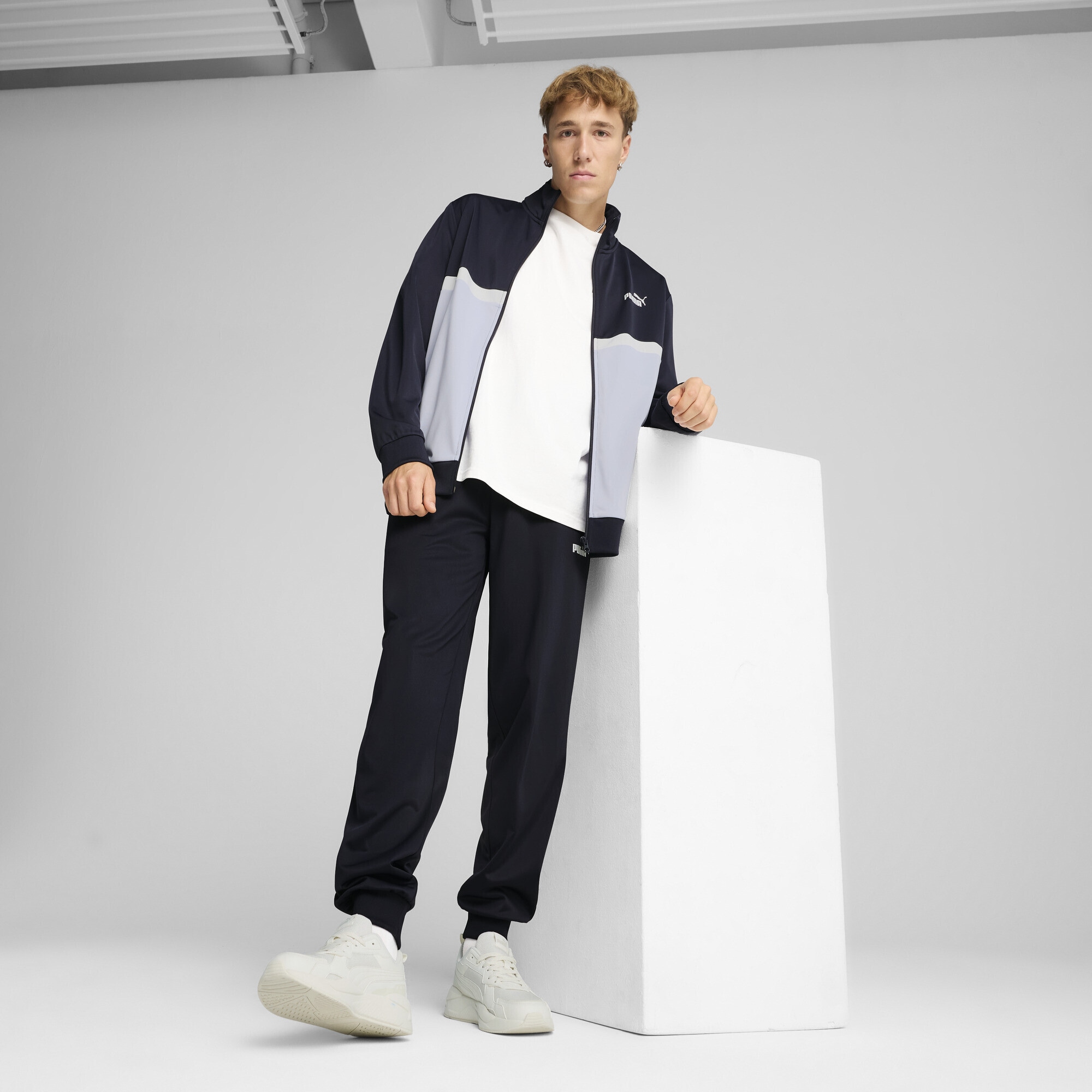 PUMA Jogginganzug »Poly Colourblock Trainingsanzug Herren«