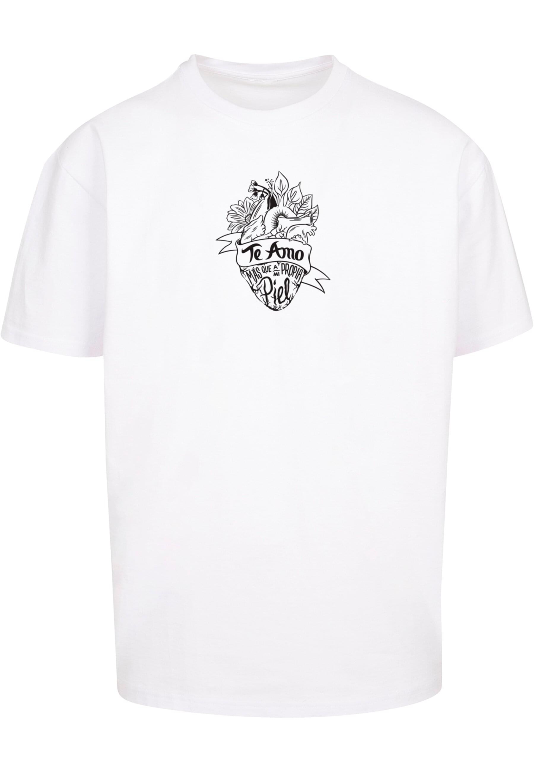 Merchcode T-Shirt "Merchcode Herren Frida Kahlo - Te amo outline Heavy Over günstig online kaufen