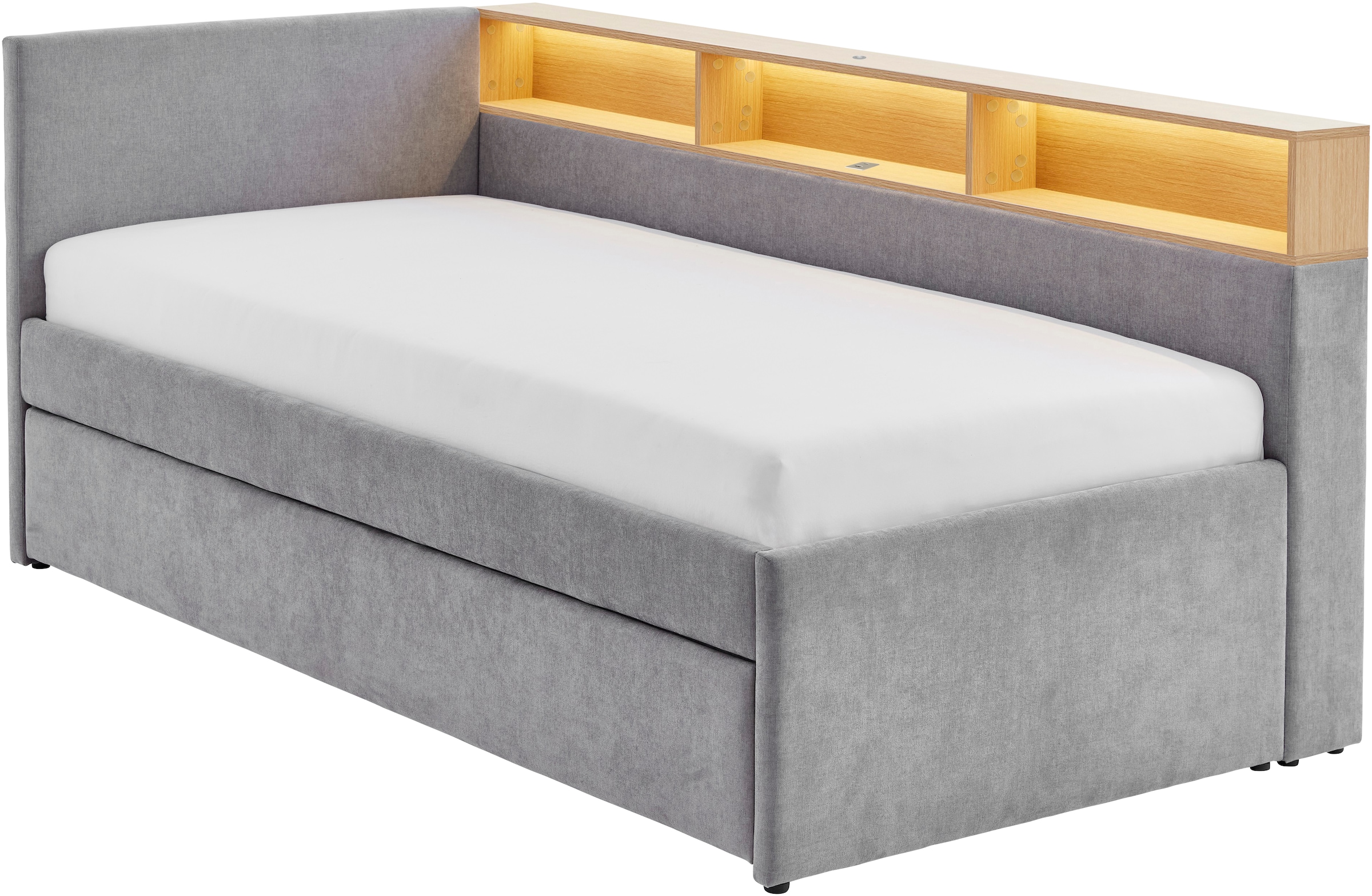meise.möbel Kinderbett »UNO, Polsterbett wahlweise mit Tandemliege oder Stauraum-Schublade« Liegefläche 90x200, 120x200, 140x200cm