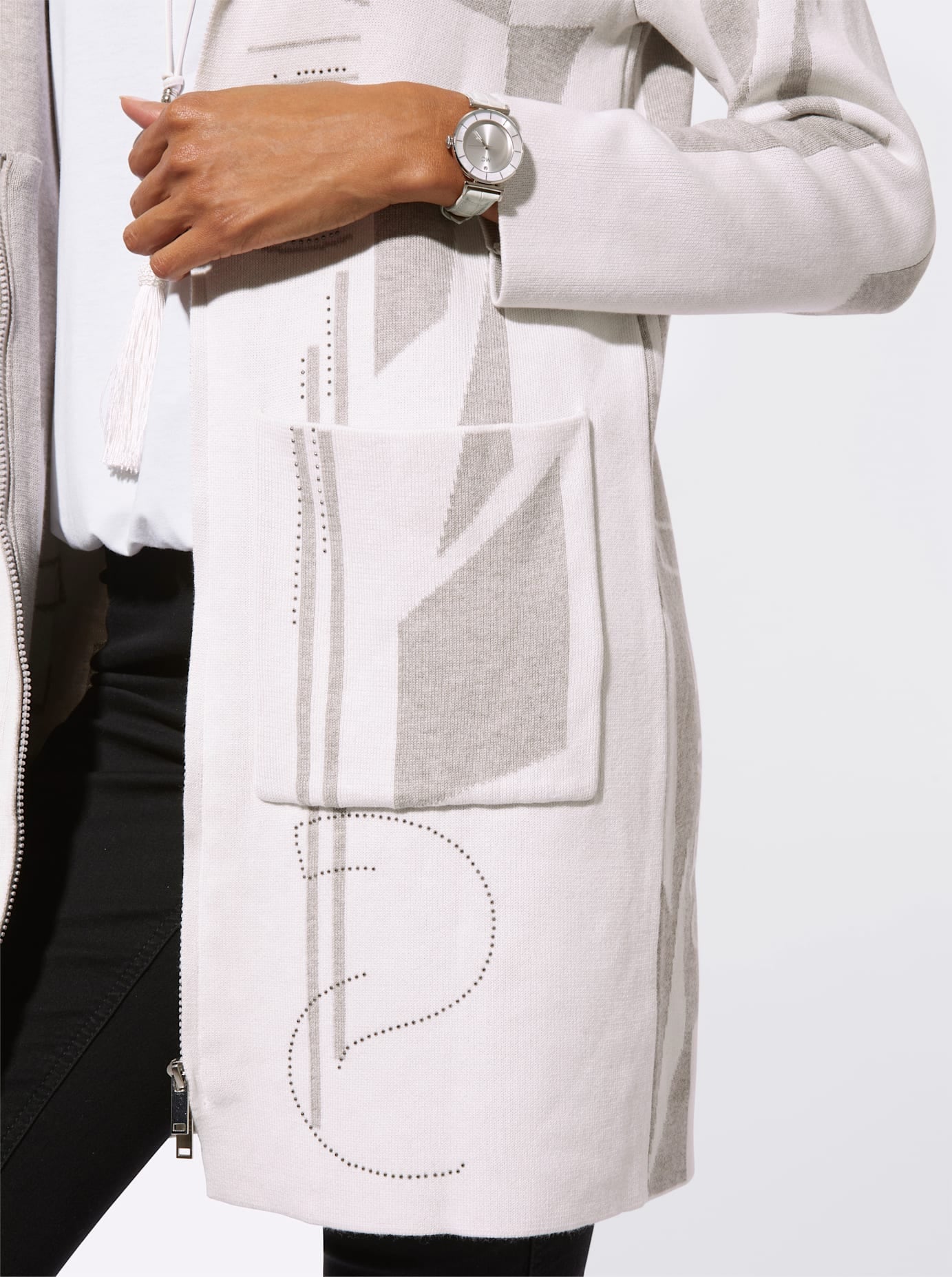 creation L Longstrickjacke