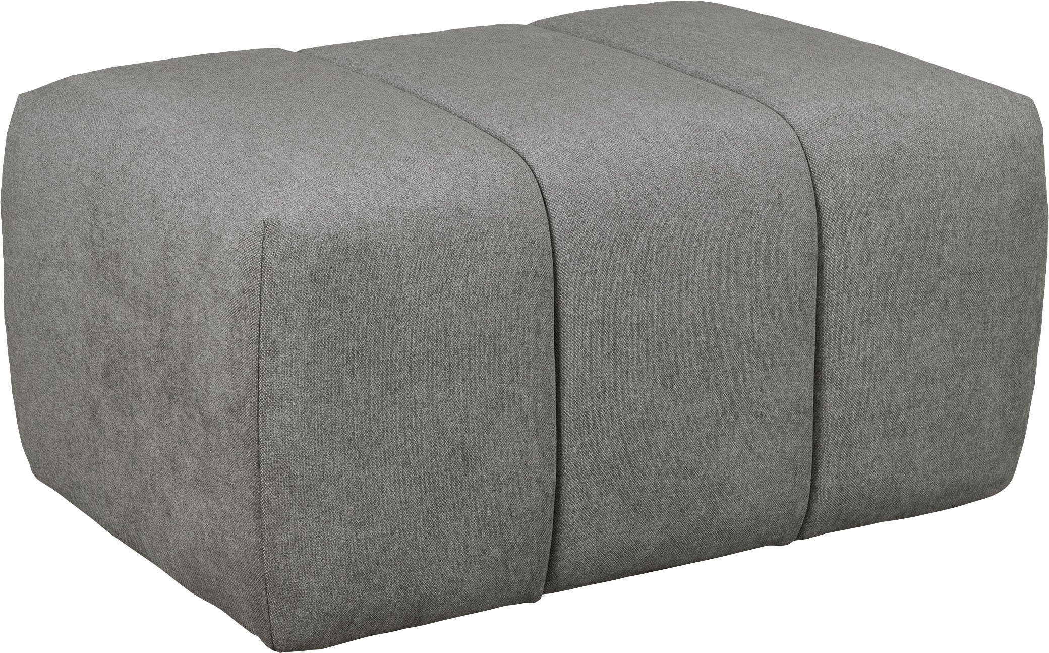 Home affaire Polsterhocker "LYOTH Sitzhocker mit Steppung, Maße B/T/H: 76/76/41 cm" passend zur Serie, hoher Sitzkomfort und modernes Design