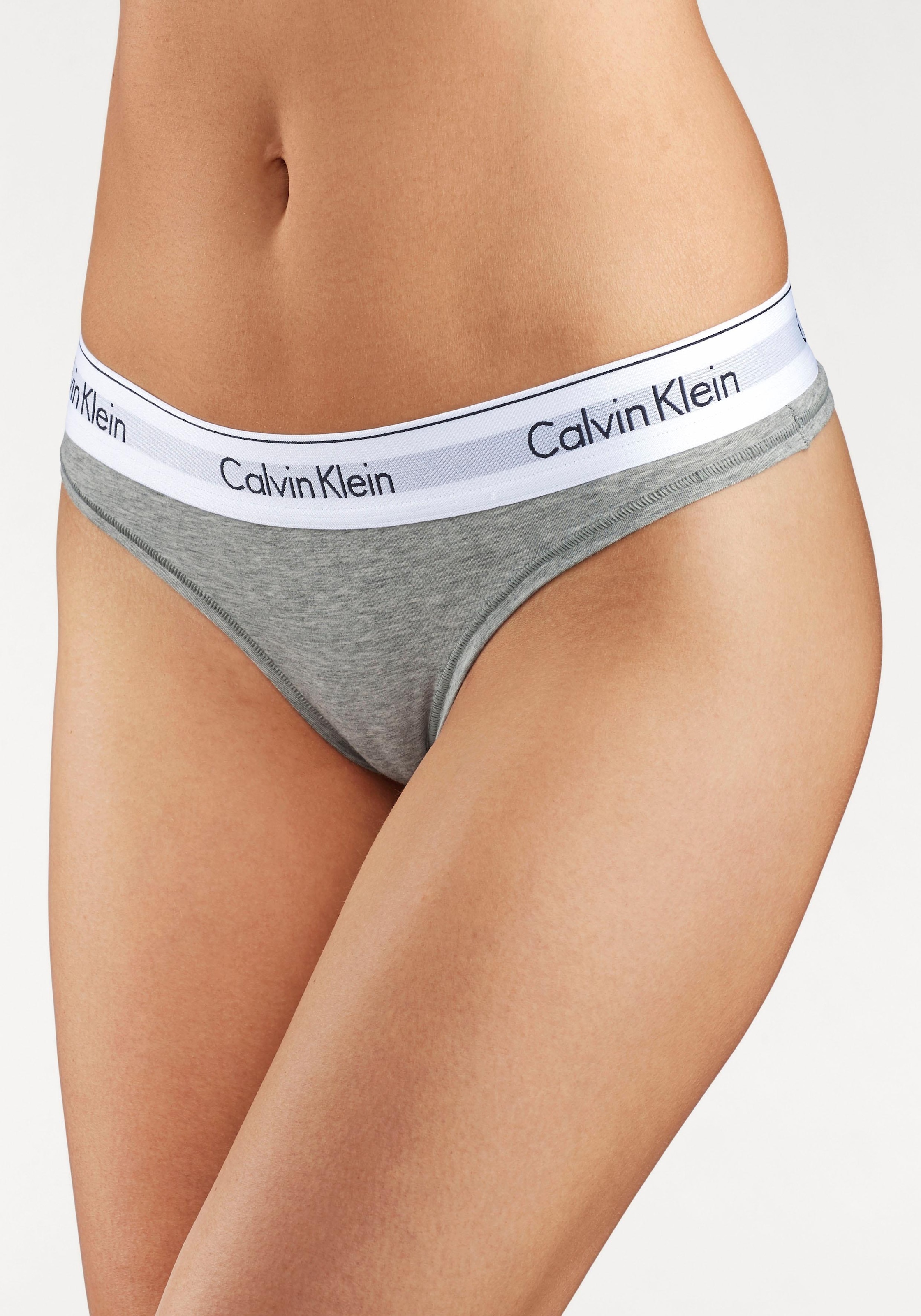 Calvin Klein Underwear String "MODERN COTTON", mit breitem Bündchen