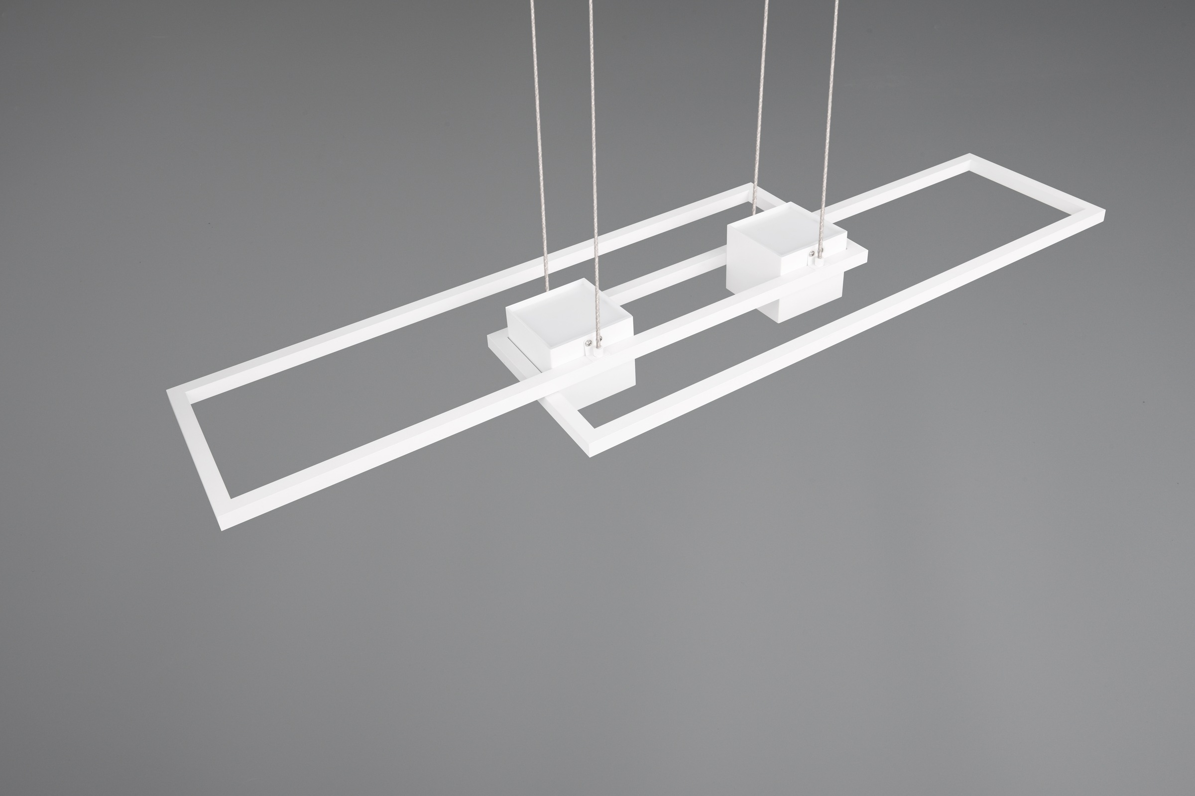 TRIO Leuchten LED Pendelleuchte »ALBANY, LED Hängelampe Wohnzimmer mit Fernbedienung, dimmbar, CCT«, 1 flammig, Leuchtmittel LED-Board | LED fest integriert, Lichtfarbe einstellbar, Memoryfunktion, Nachtlicht, up-and-down Licht
