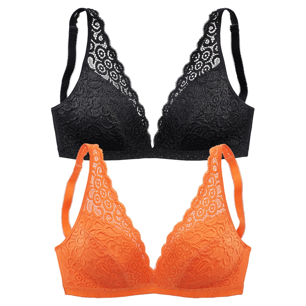 petite fleur Bralette-BH, (Packung, 2 Stück)