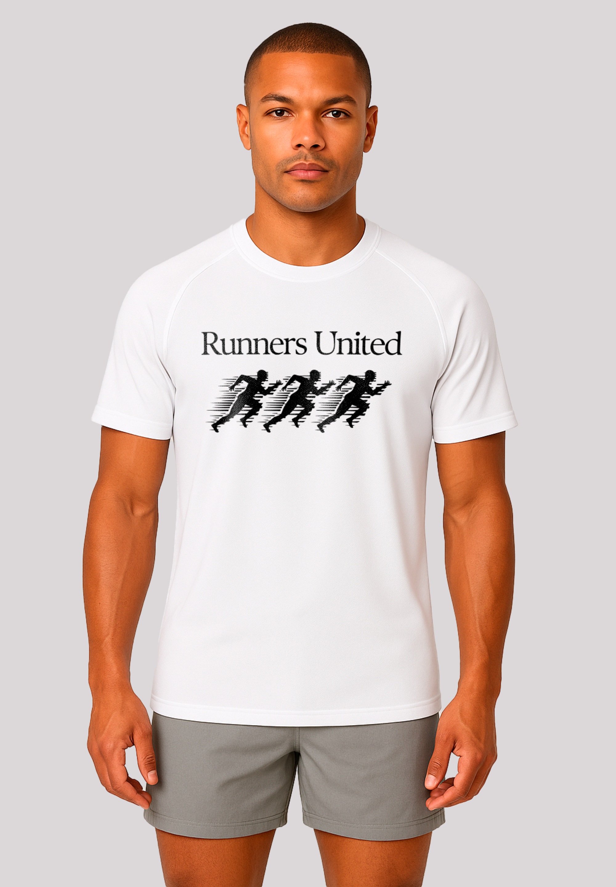 F4NT4STIC Damen T-Shirt "Sports Runners United T-Shirt", weiß, Gr. L, Obermaterial: 100% Polyester, Shirts, Sport Shirt