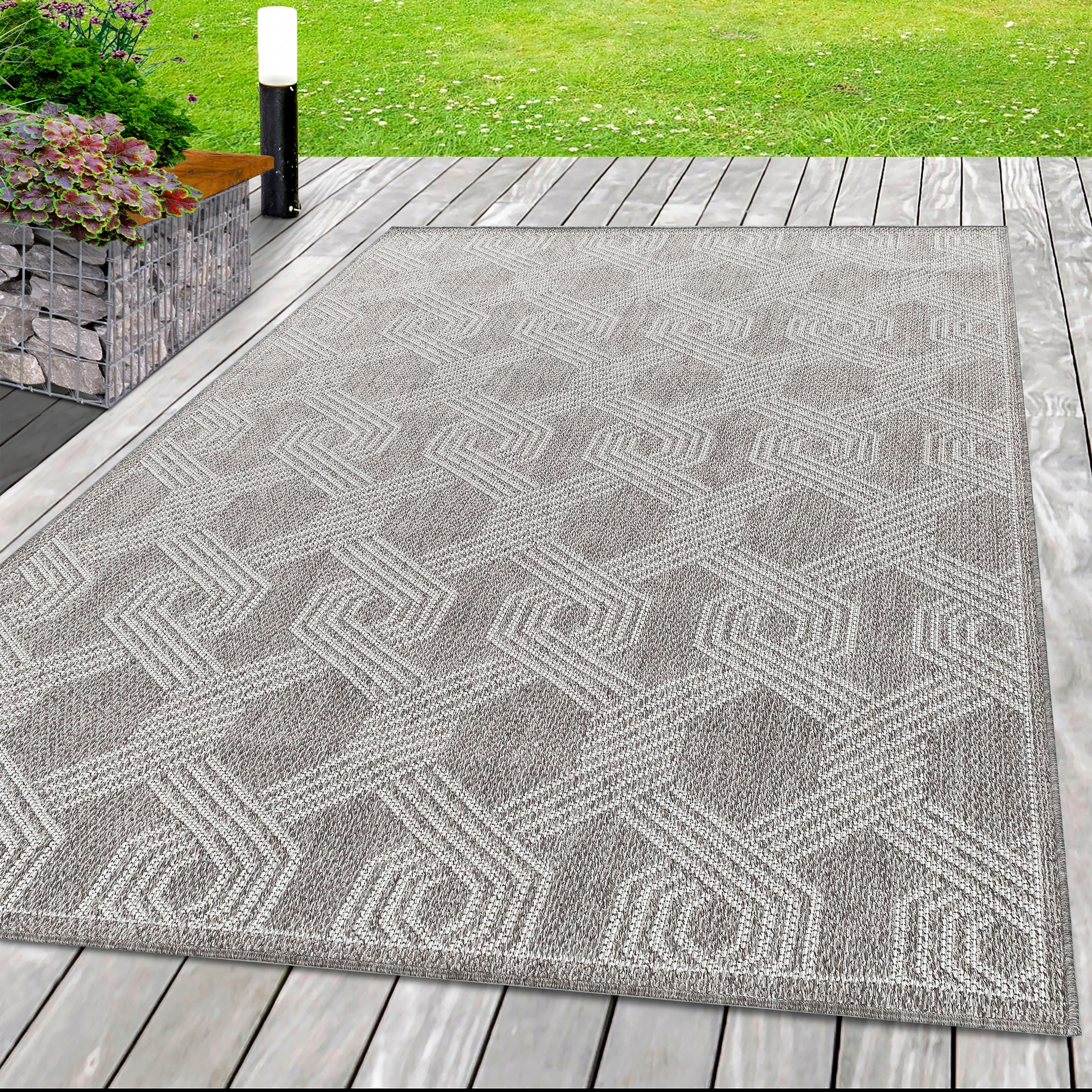 Ayyildiz Teppiche Teppich »ARUBA 4904«, rechteckig, Pflegeleicht, Modern, In- und Outdoor geeignet