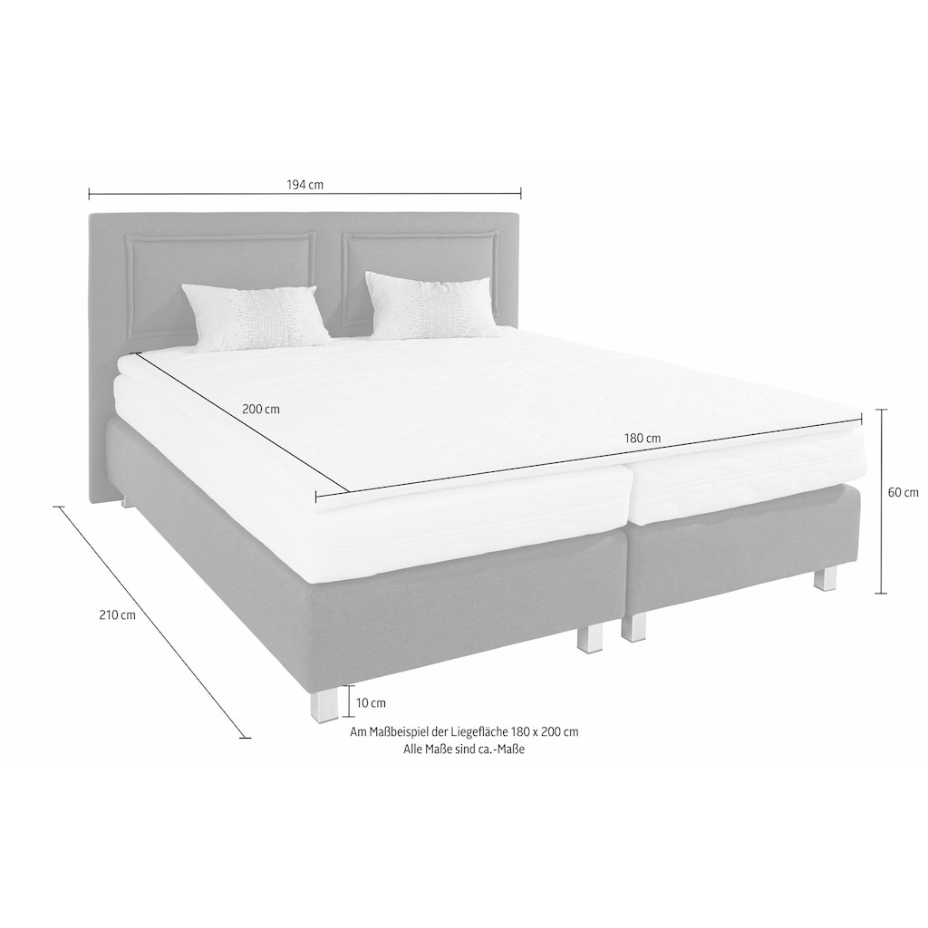 Westfalia Schlafkomfort Boxspringbett