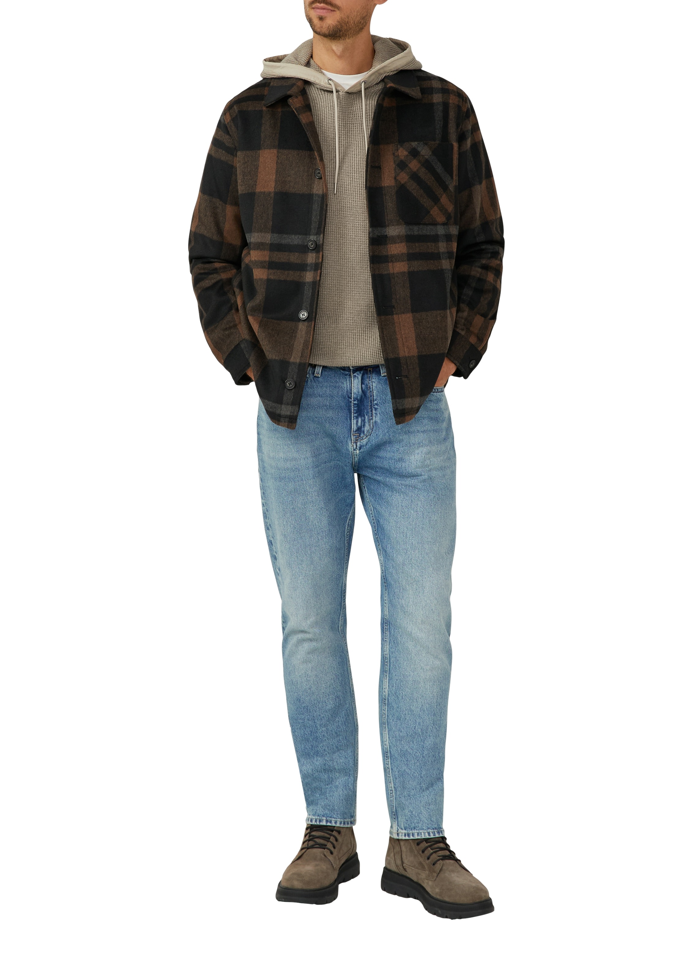 s.Oliver Strickpullover, mit Kapuze und Kordelzug günstig online kaufen