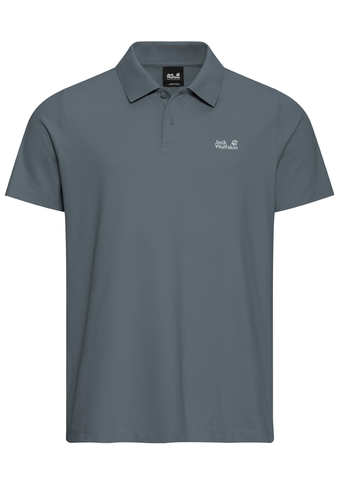 Jack Wolfskin Poloshirt »ESSENTIAL POLO M« mit Polokragen, aus Baumwolle, atmungsaktiv, Kurzarm, normale Länge