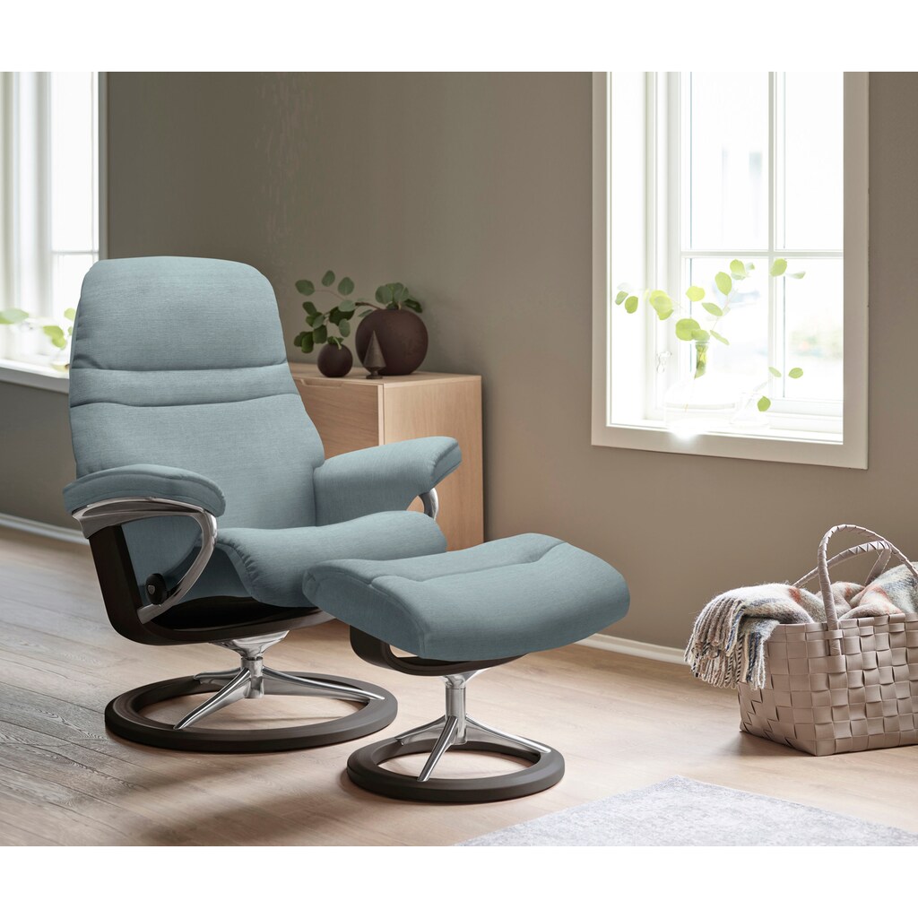 Stressless® Relaxsessel »Sunrise«, (Set, Relaxsessel mit Hocker)