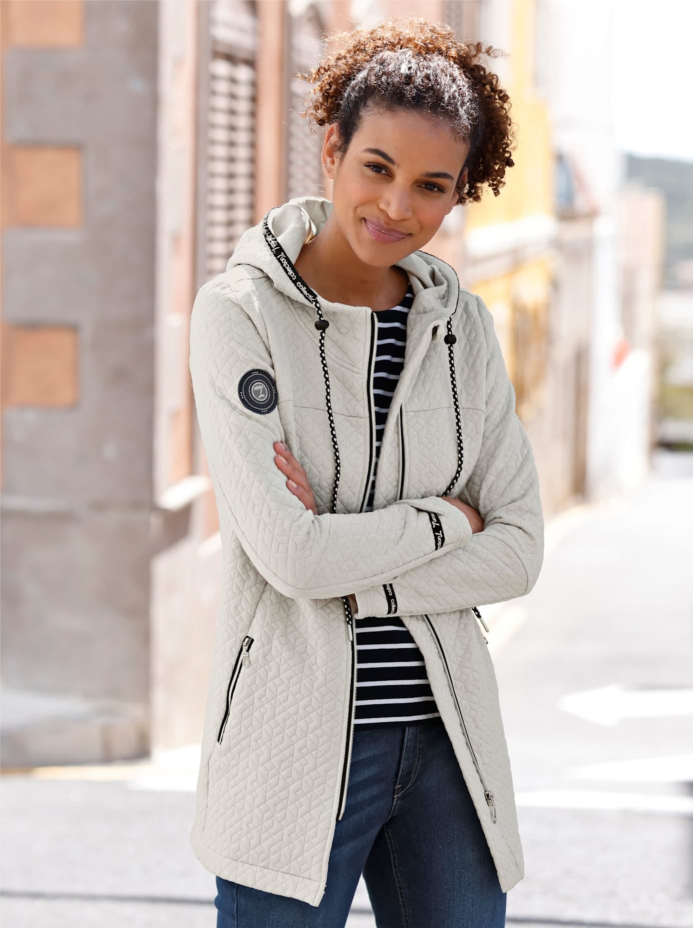 Casual Looks Shirtjacke "Jersey-Jacke"