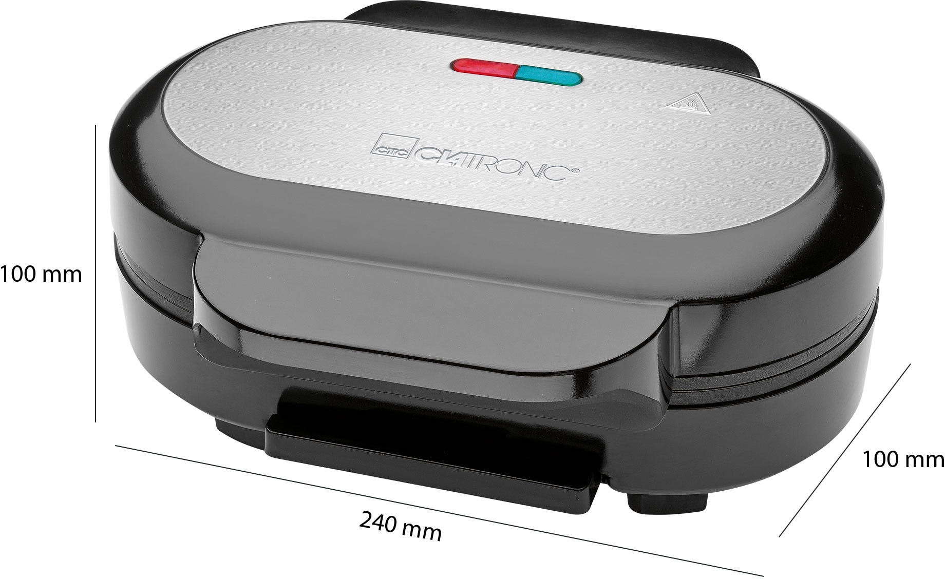 CLATRONIC Kontaktgrill »HBM 3696«, 1000 W