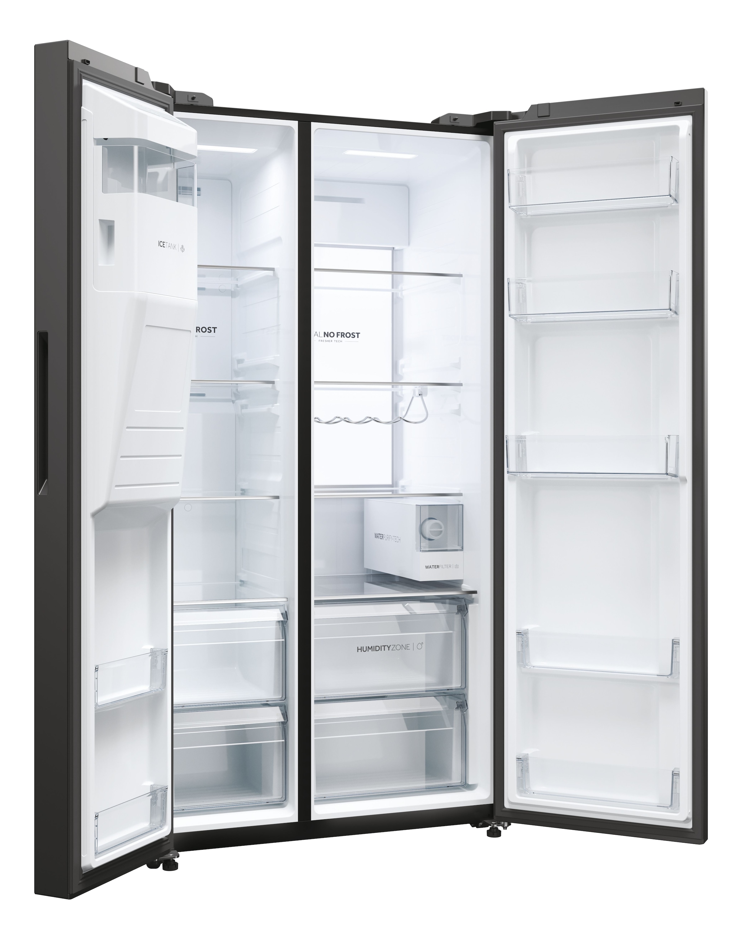 Haier Side-by-Side SBS SERIES 7 »HSW79F18DIPT«, 178 cm hoch, 91 cm breit, Nutzinhalt: 601 Liter, HumidityZone