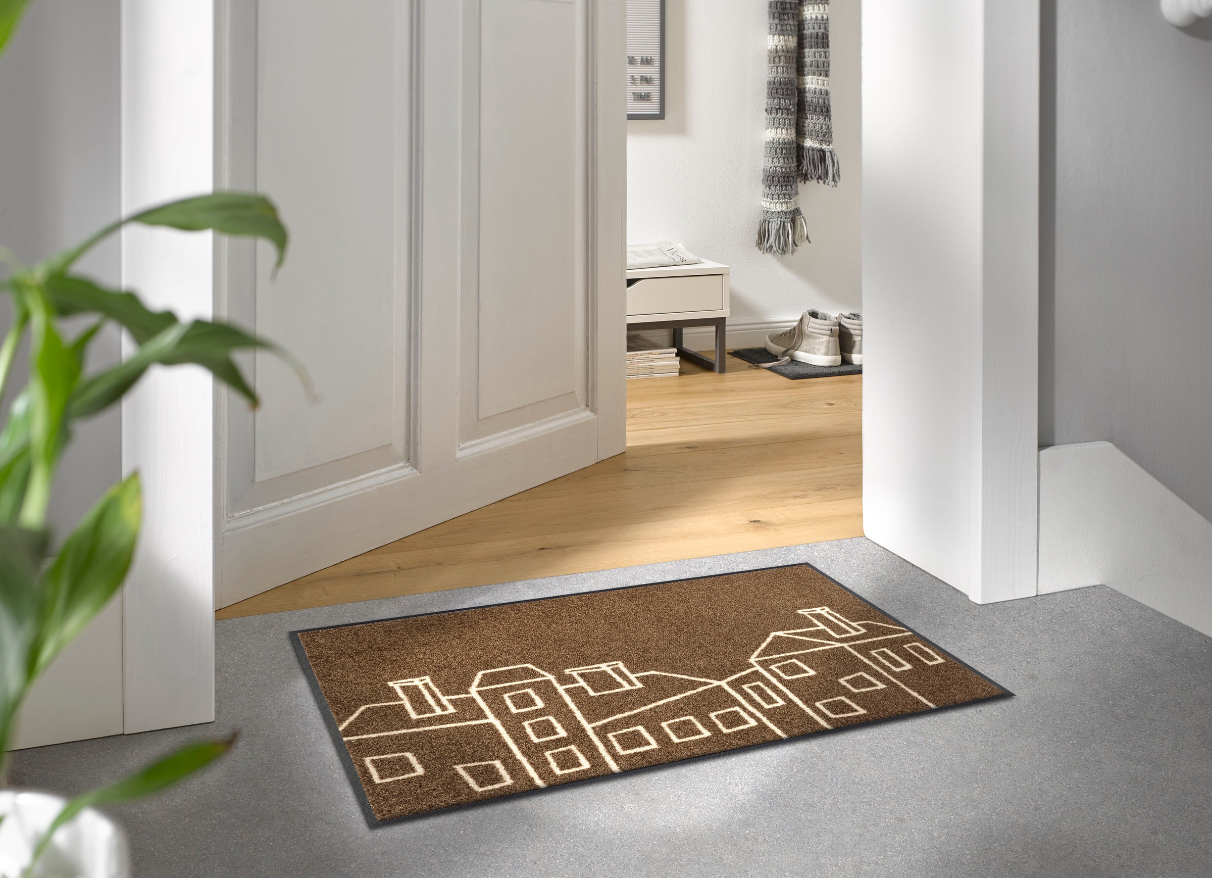 wash+dry by Kleen-Tex Fußmatte "Linecity" rechteckig 7 mm Höhe günstig online kaufen