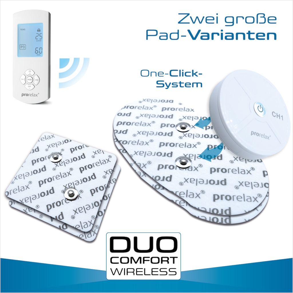 prorelax TENS-EMS-Gerät »DUO Comfort Wireless«