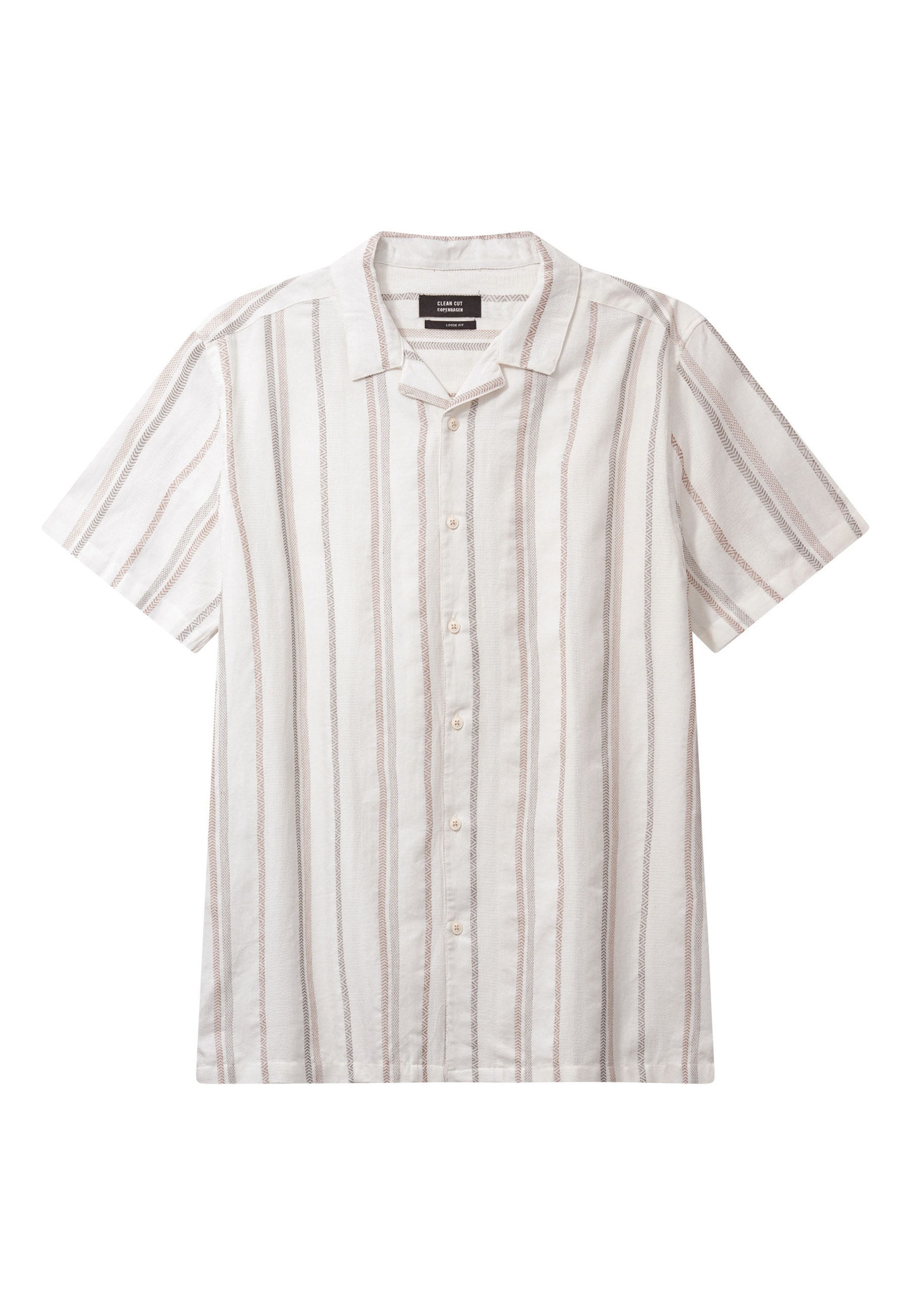 Clean Cut Copenhagen Langarmhemd "Clean Cut Copenhagen Bowling Evald S/S Shirt" 1