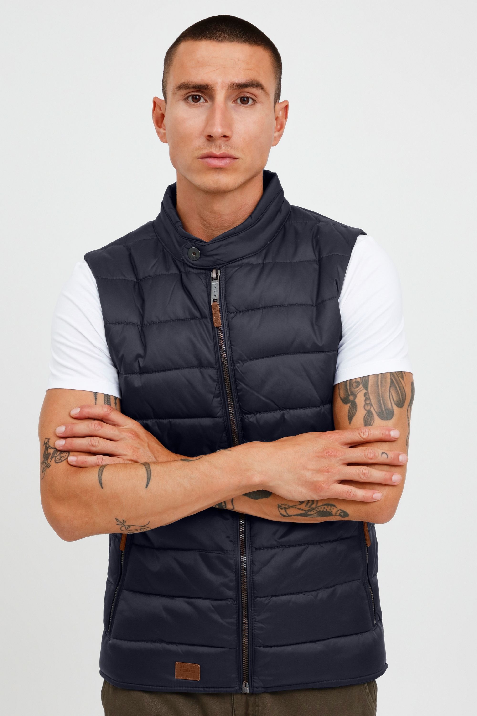 Blend Steppweste "BHCam" Weste mit Stehkragen und Brusttasche günstig online kaufen