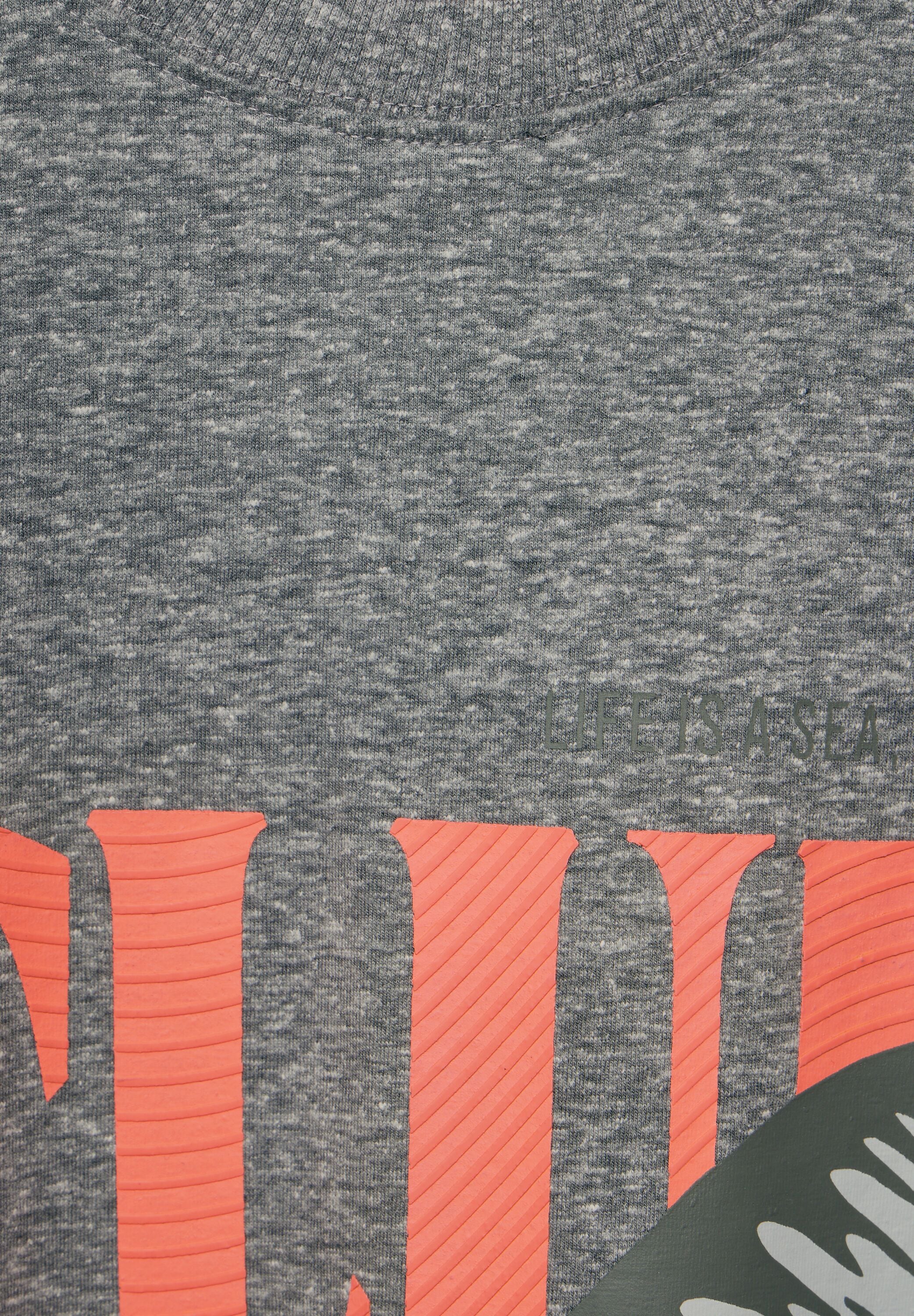 STREET ONE MEN T-Shirt, bestehend aus einem Materialmix