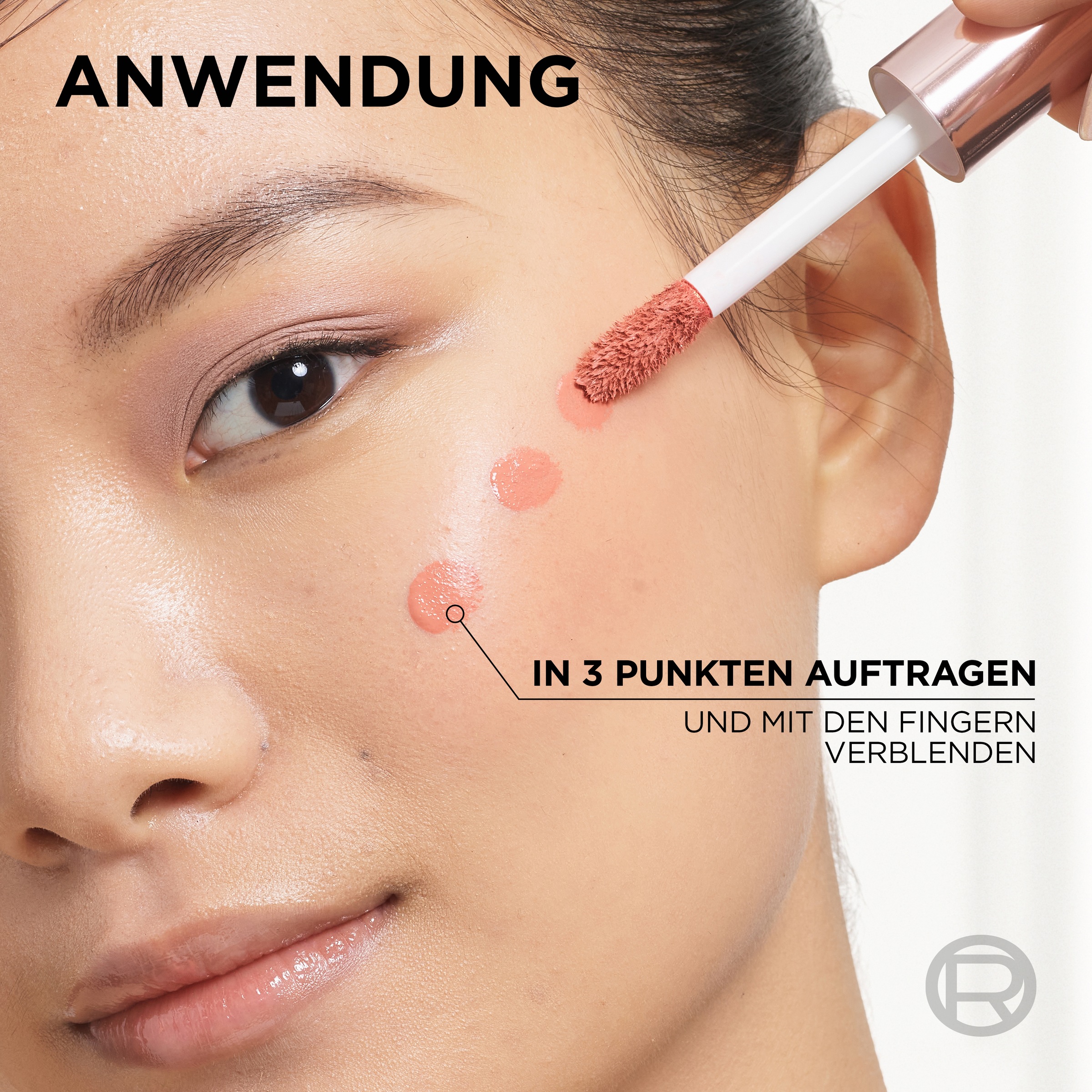 L'ORÉAL PARIS Rouge »LUMI LE LIQUID BLUSH GLOWY« schimmernde, intensive Farbe