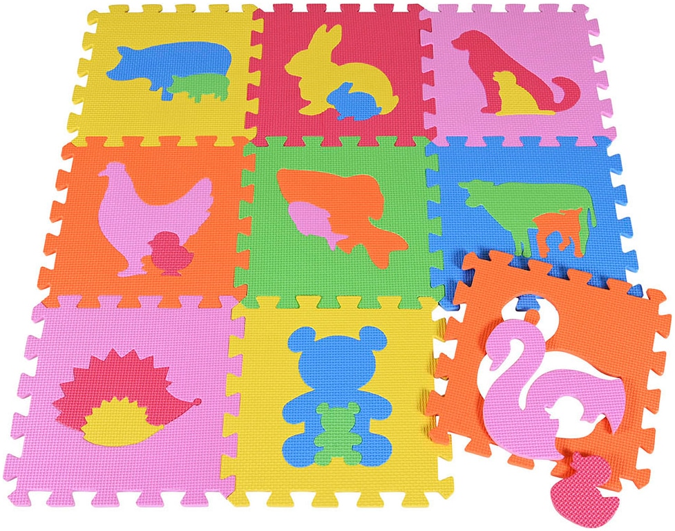 Knorrtoys® Puzzle »Tiere«, Puzzlematte, Bodenpuzzle