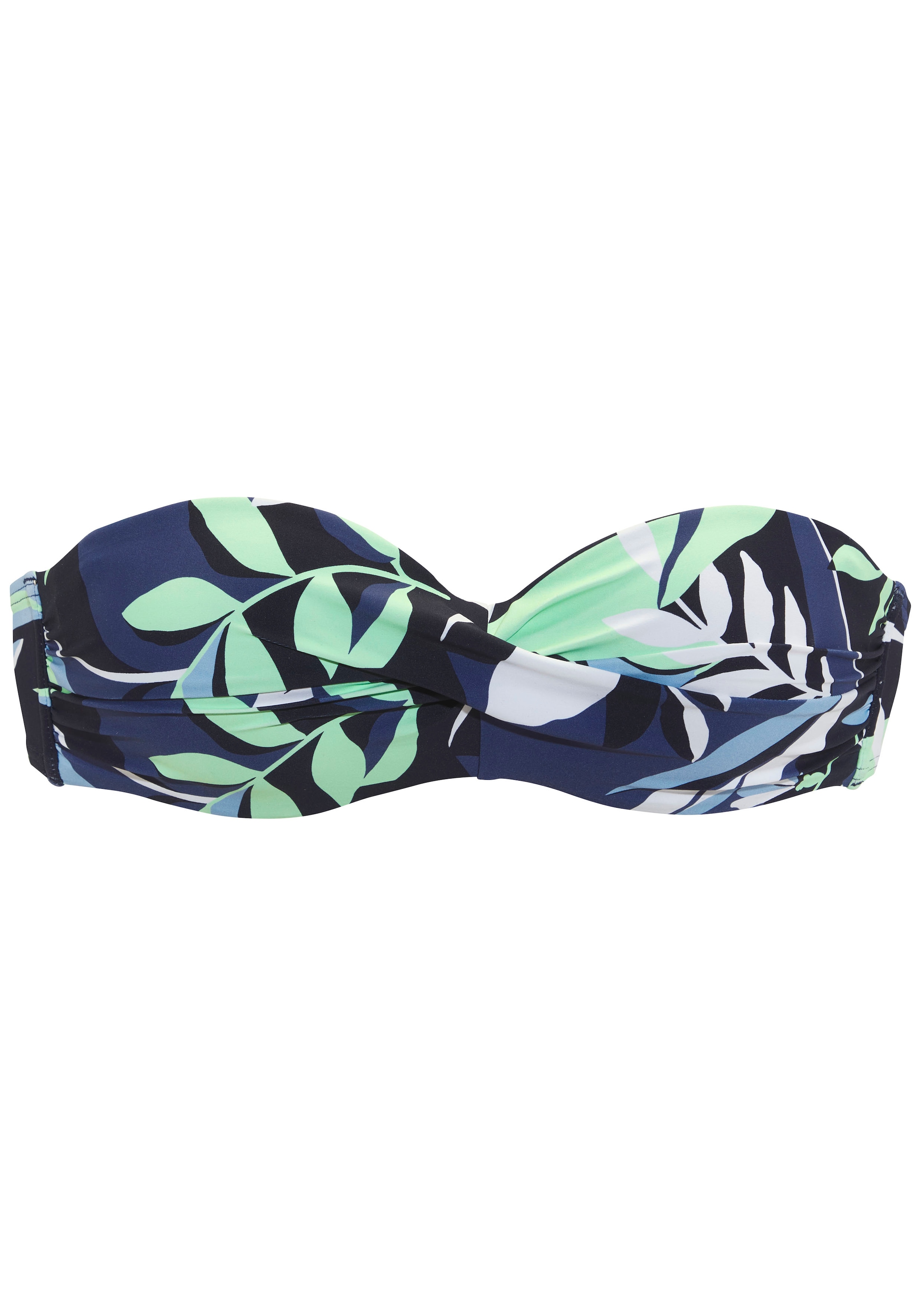 Sunseeker Bügel-Bandeau-Bikini »Allis«, (Set), mit Blätterdruck