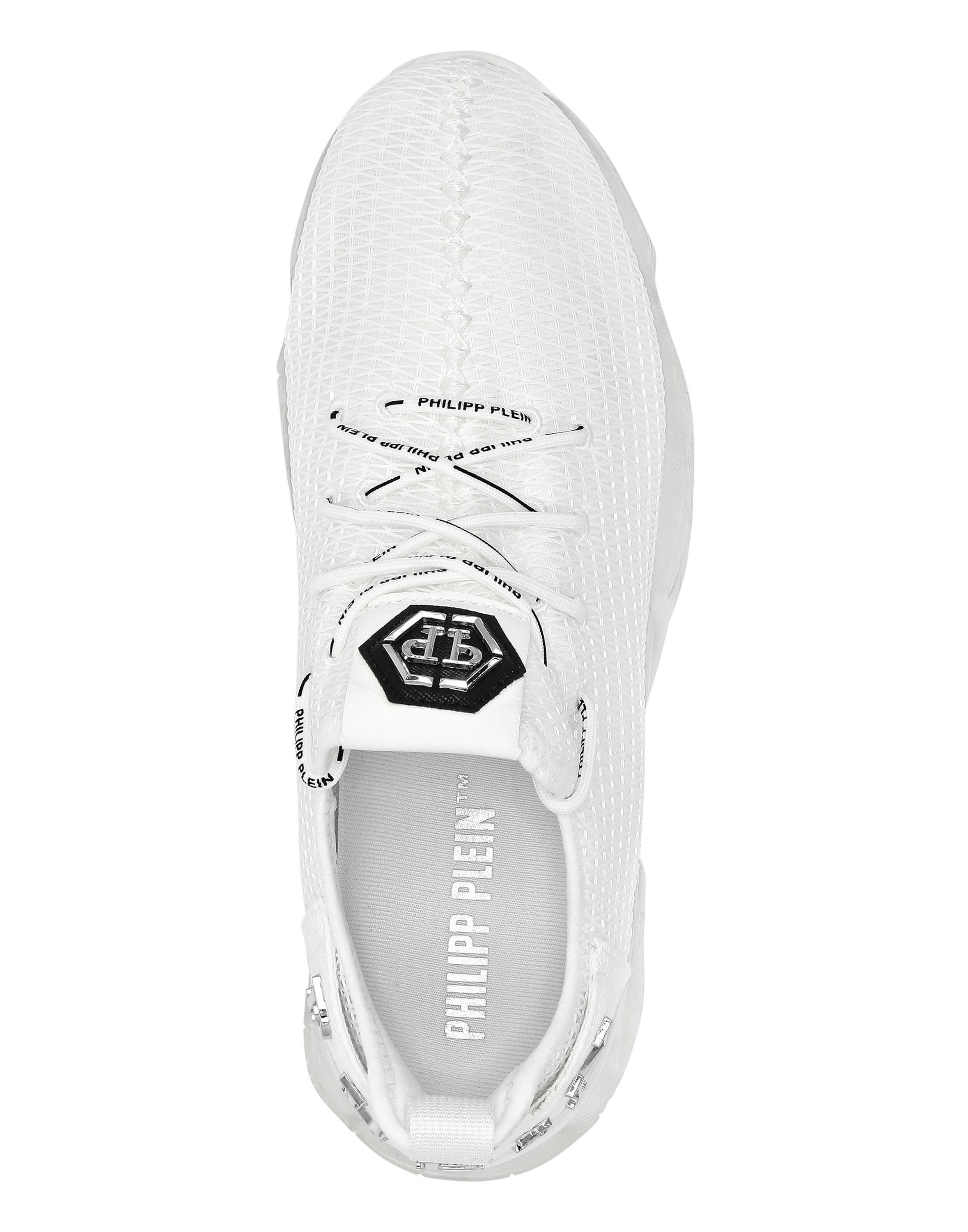 Philipp Plein $Hock Baskets Blanches 46 5