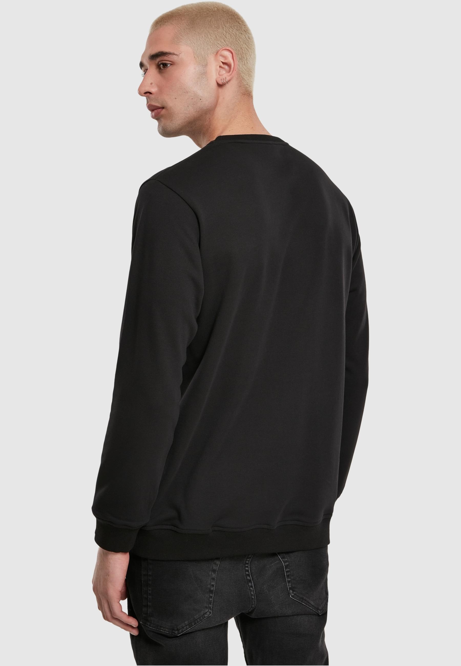 URBAN CLASSICS Rundhalspullover »Urban Classics Herren Basic Terry Crew«, (1 tlg.)