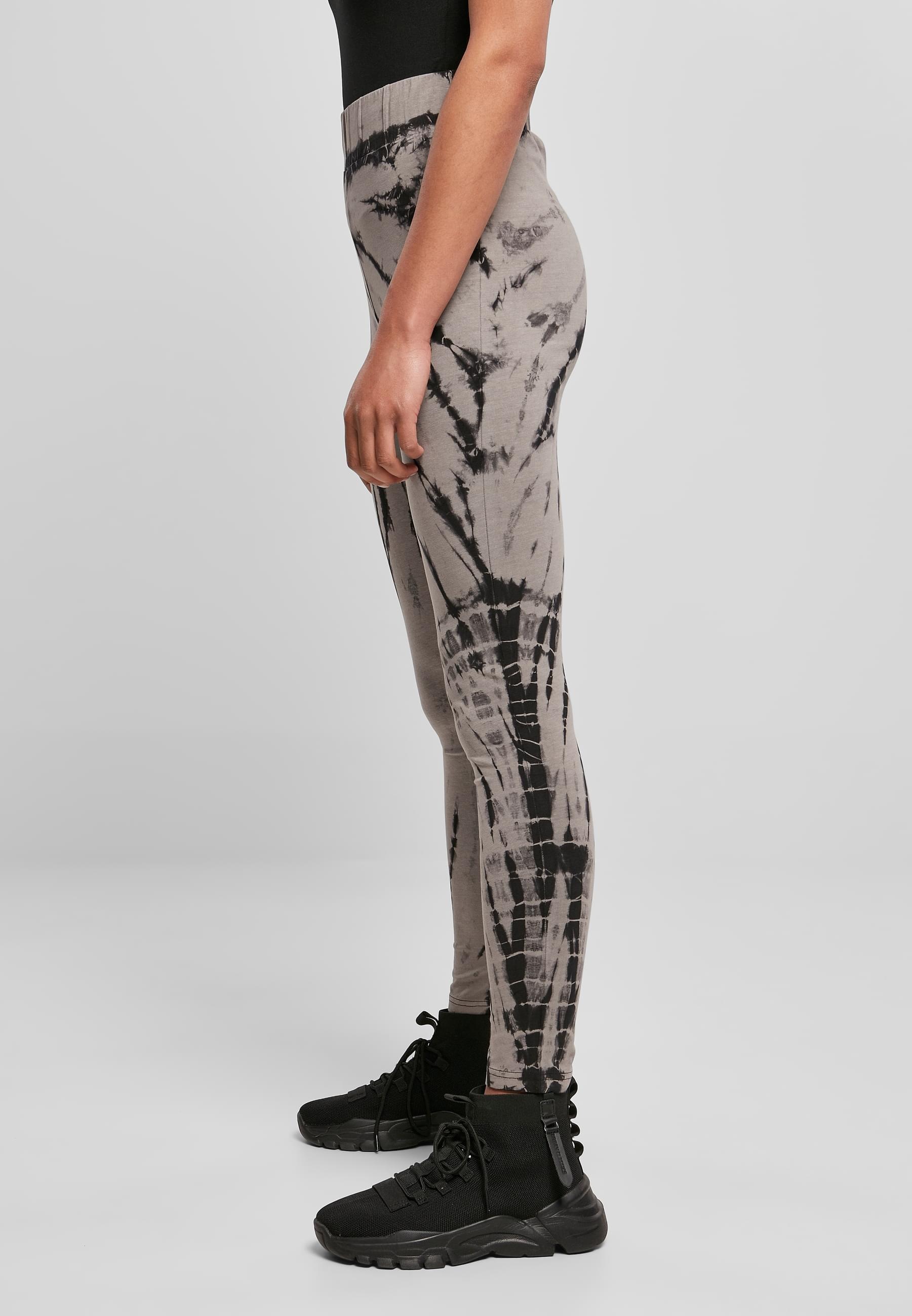 URBAN CLASSICS Leggings »Urban Classics Damen Ladies Cotton Tie Dye High Waist Leggings«, (1 tlg.)