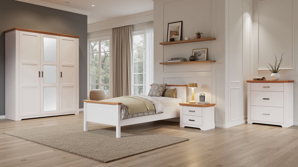 Inter Link Schubkastenkommode »Kommode Maluno« 1 Stk. tlg. Kiefer Massiv, Soft-Close, Stauraum, BxTxH: ca. 93 x 48,3 x 104 cm