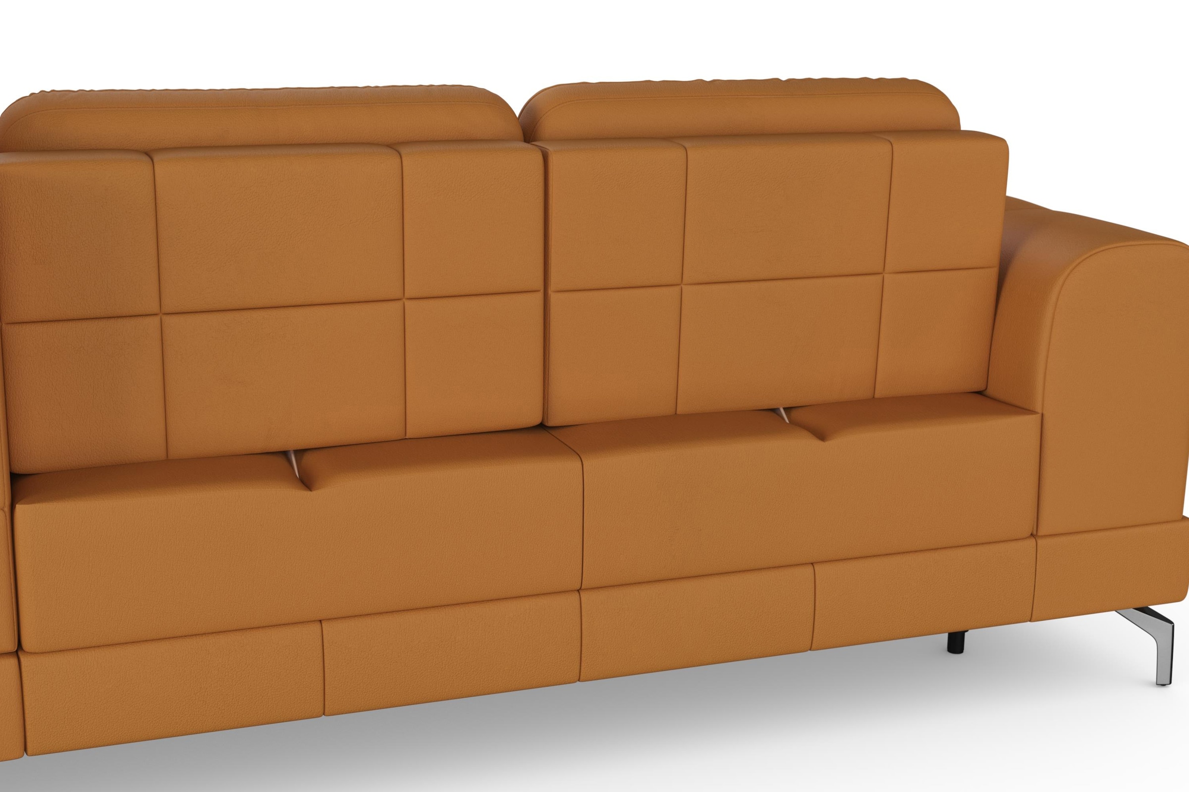sit&more Ecksofa »Bendigo L-Form«, inklusive Sitztiefenverstellung, Bodenfreiheit 12 cm, in 2 Fußfarben