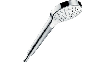 Handbrause »Croma Select S«, 11cm, wassersparend 9 l/min Weiß/chrom